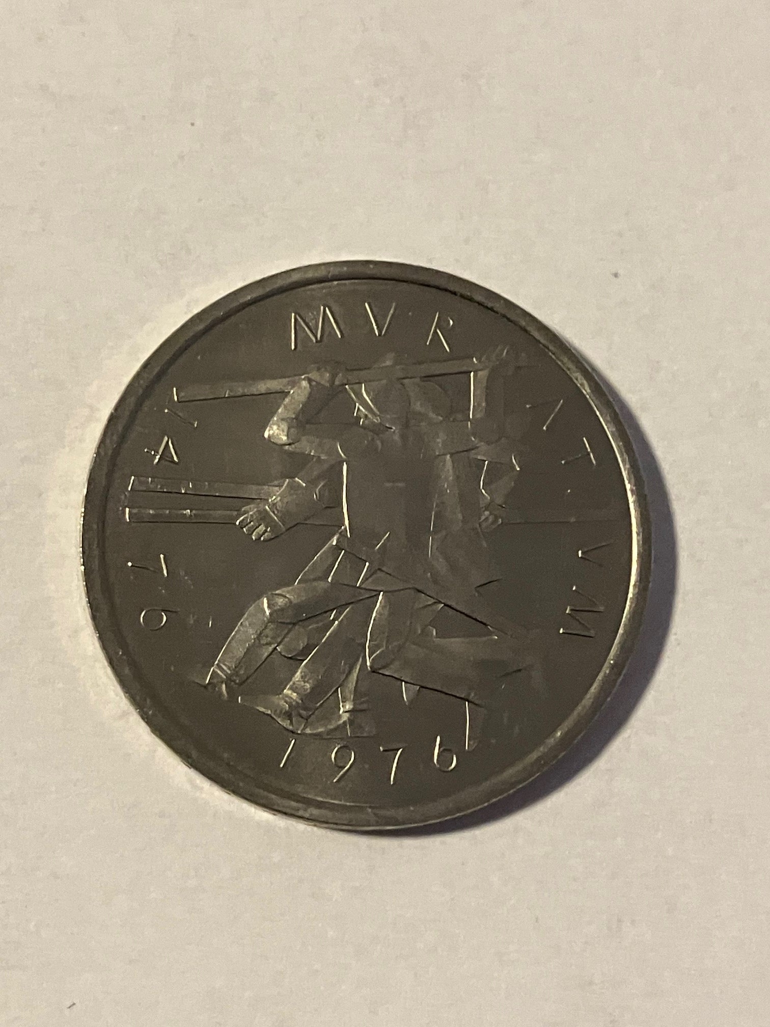 5 Francs Switzerland 1976
