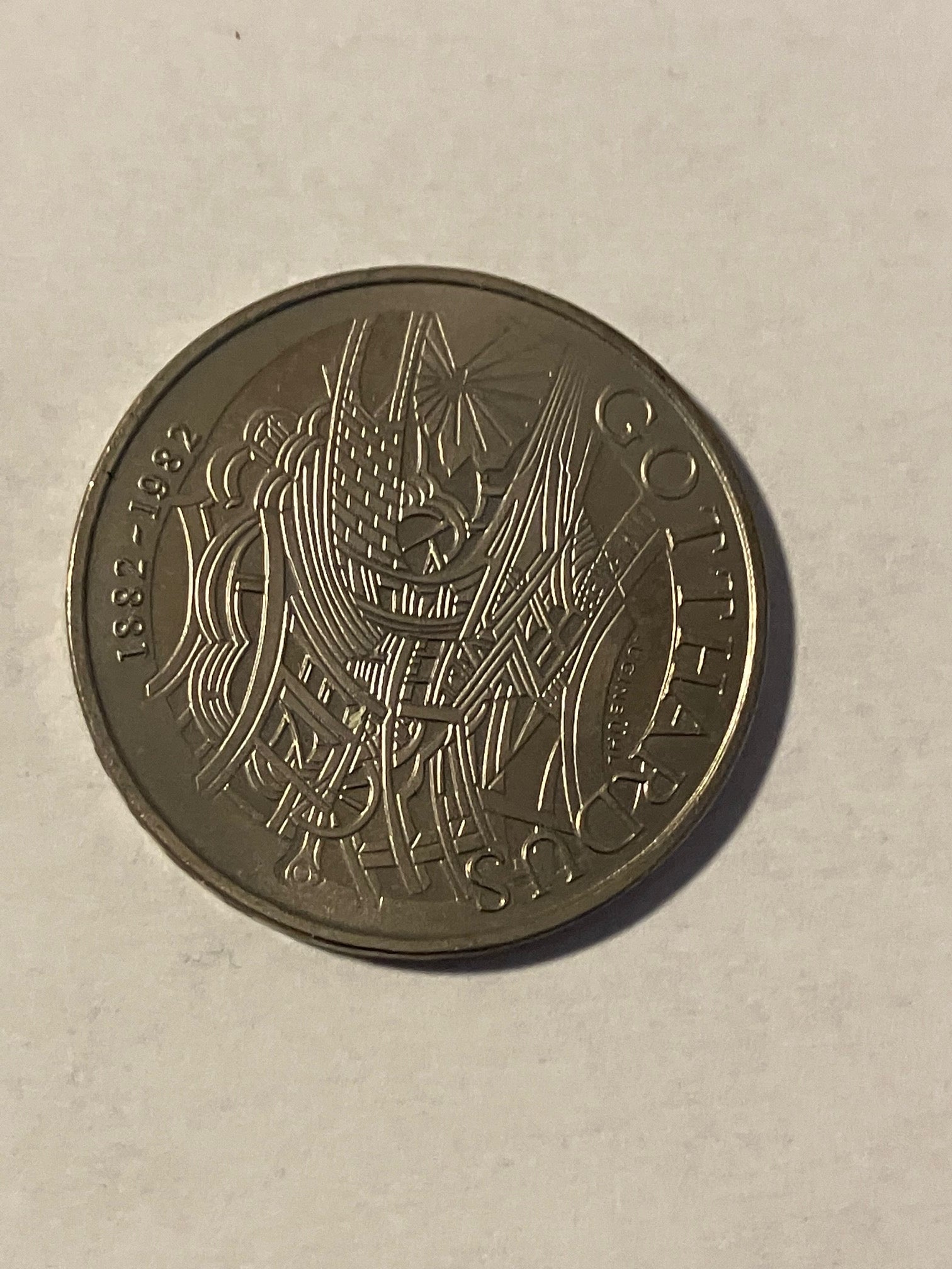 5 Francs Switzerland 1982
