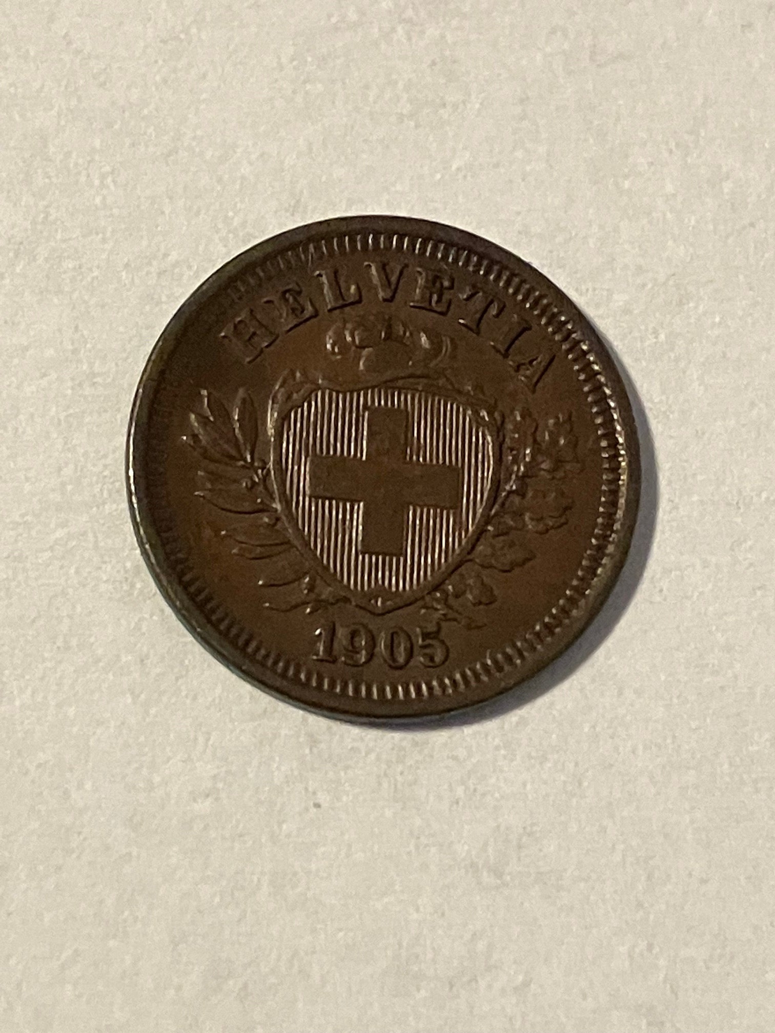 1 Rappen 1905 Switzerland