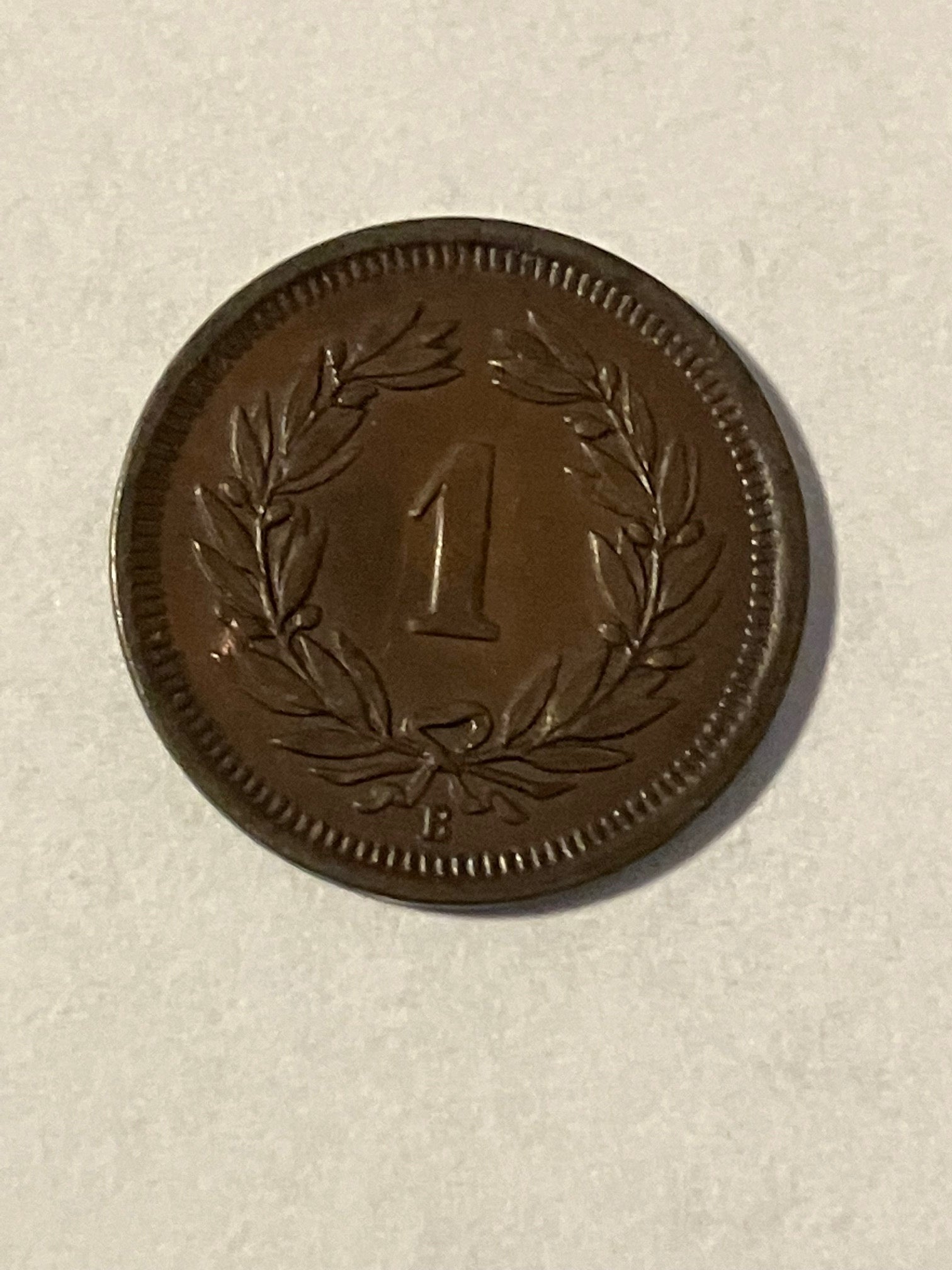 1 Rappen 1905 Switzerland