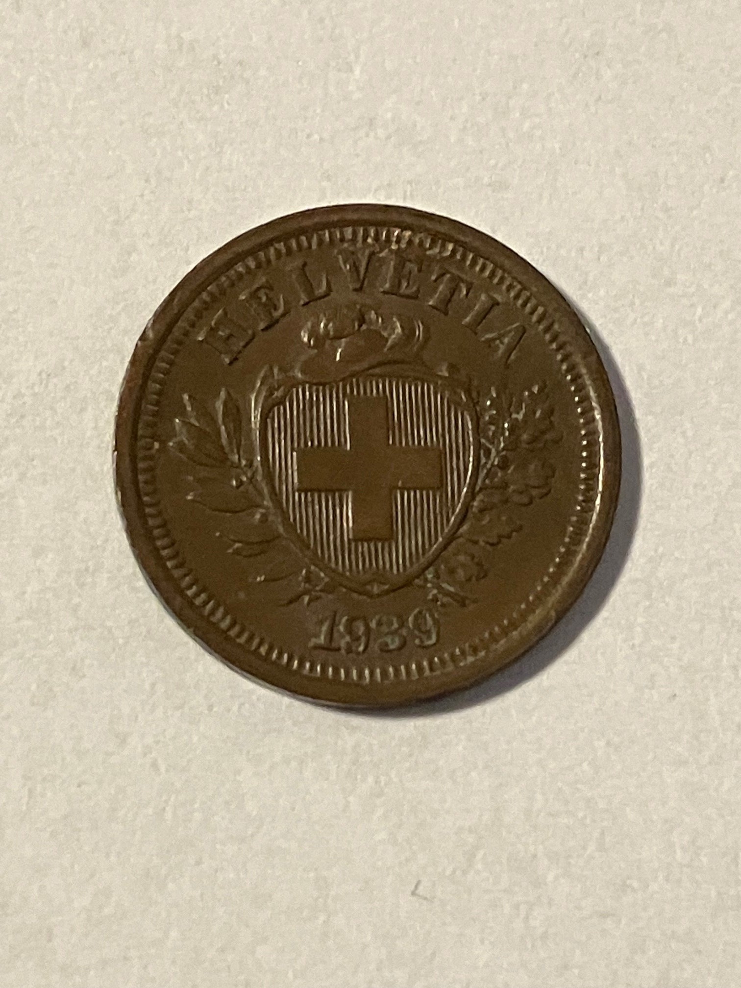 1 Rappen Switzerland 1939