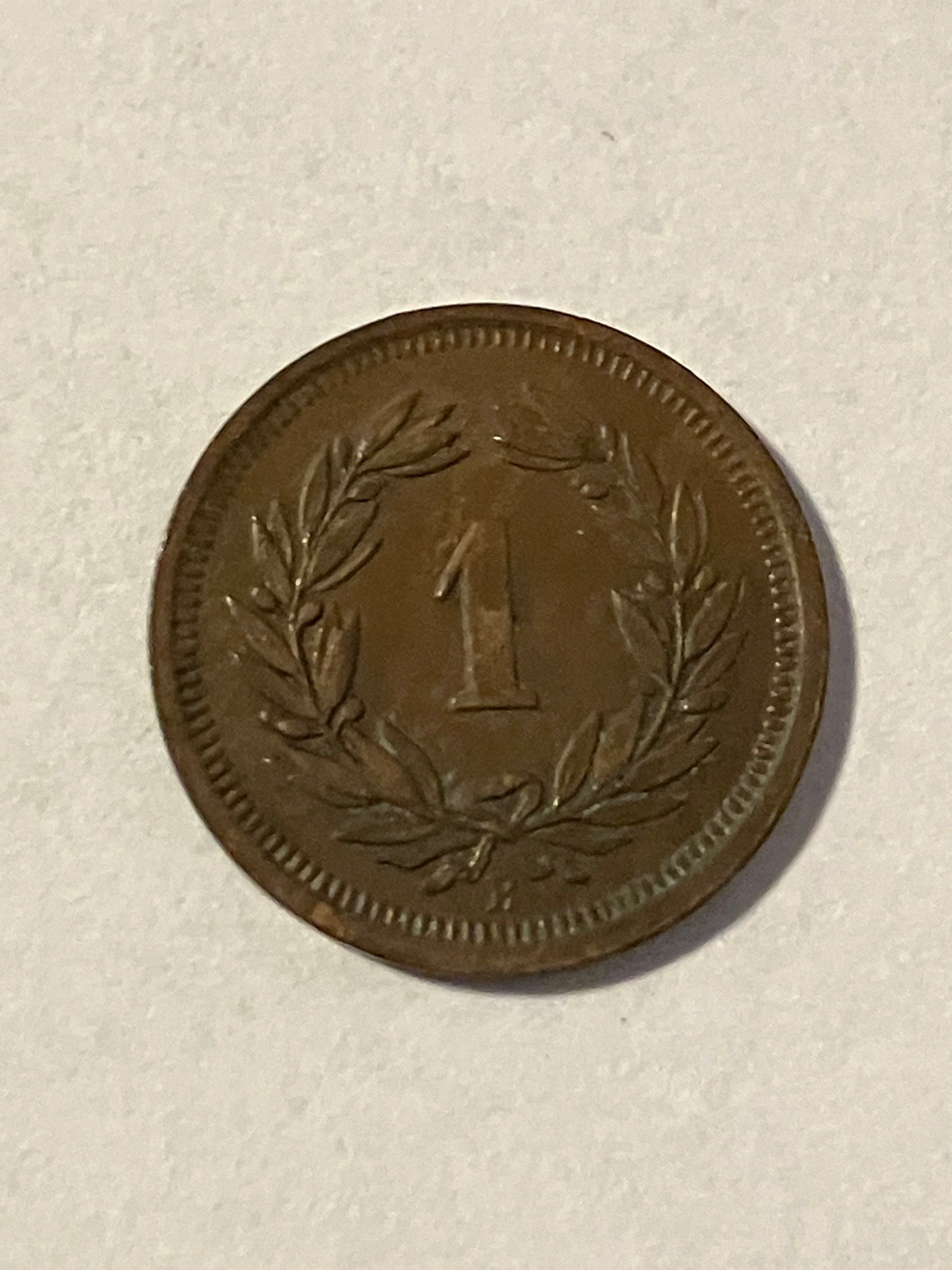 1 Rappen Switzerland 1939
