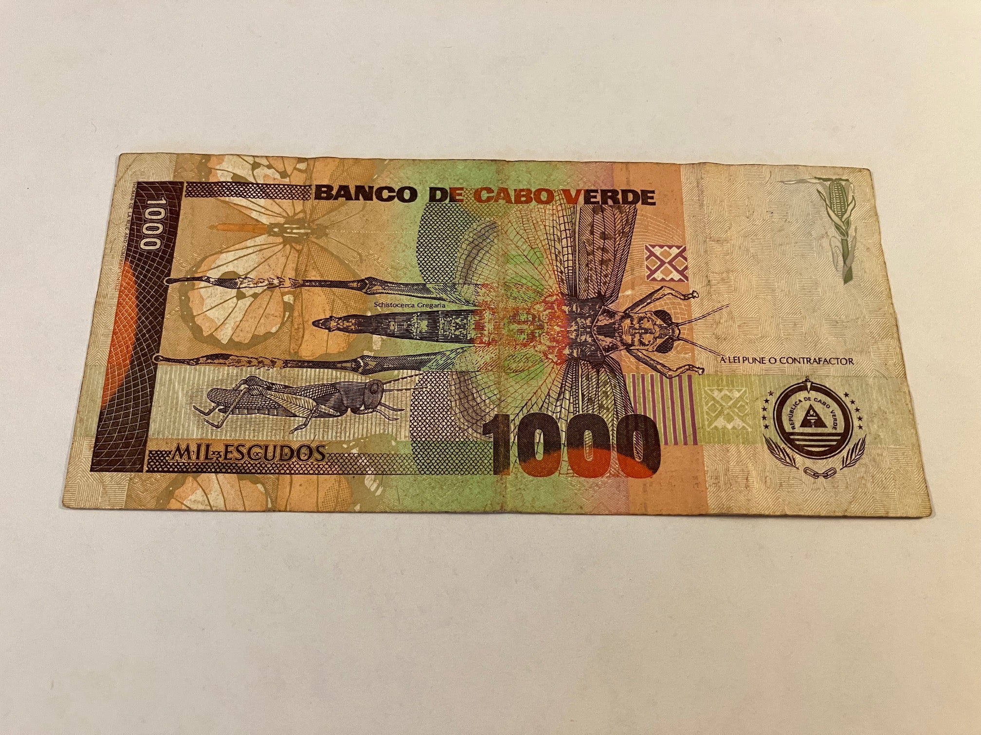 1000 Escudos Cape Verde 1992