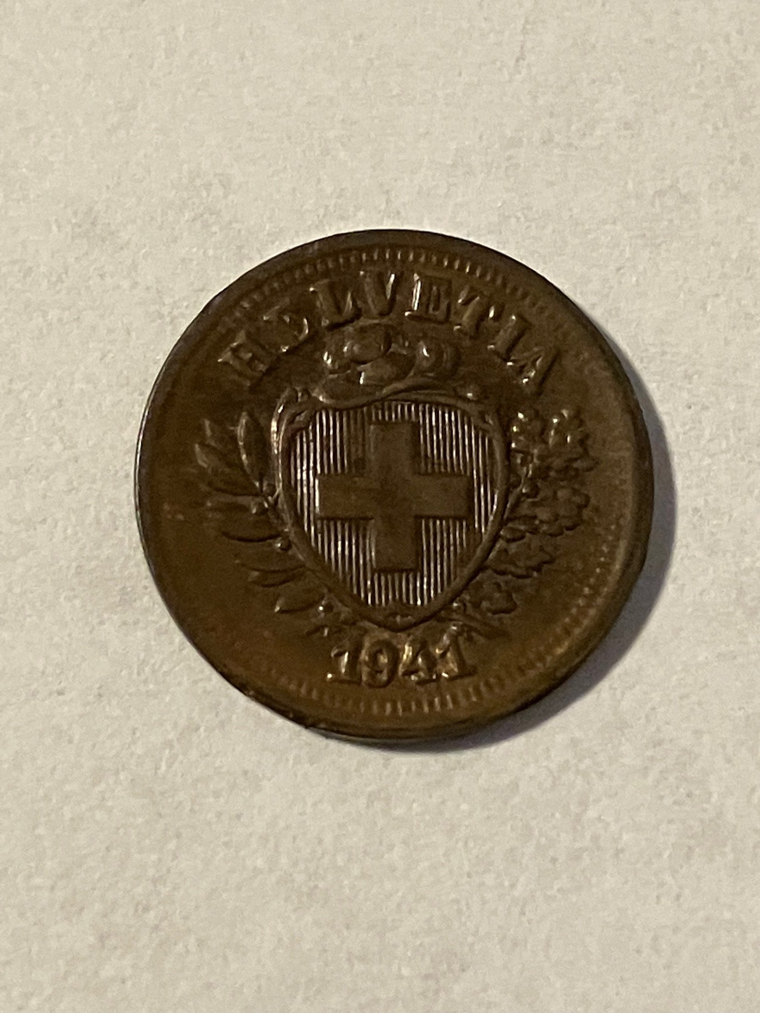 1 Rappen Switzerland 1941