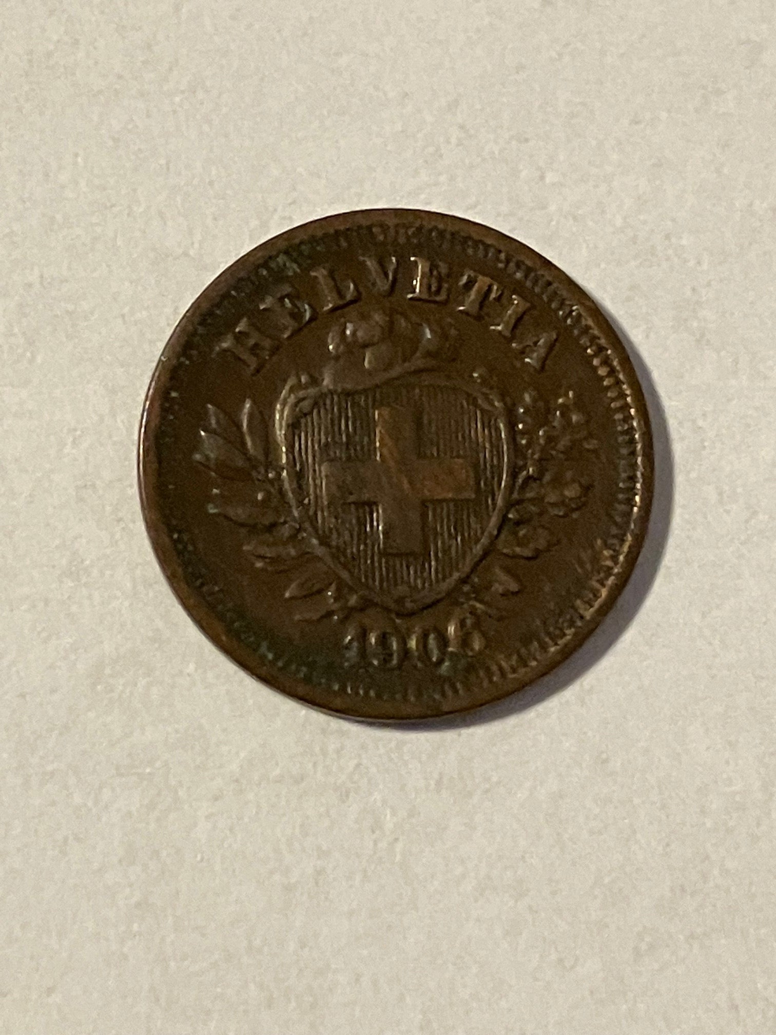 1 Rappen Switzerland 1906