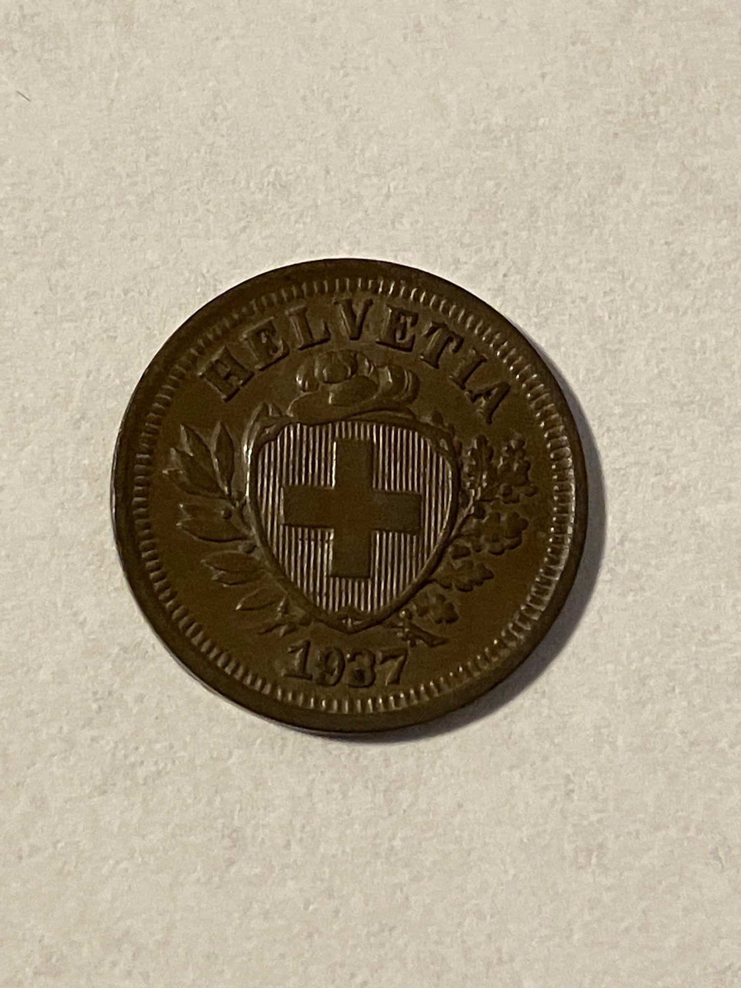 1 Rappen Switzerland 1937