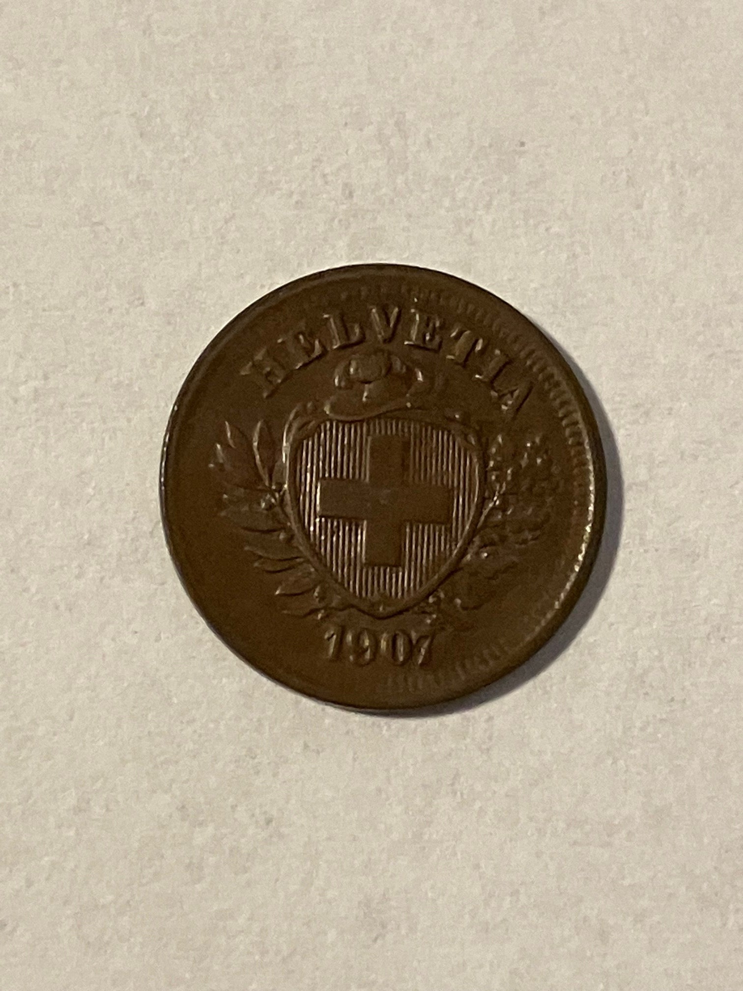 1 Rappen Switzerland 1907