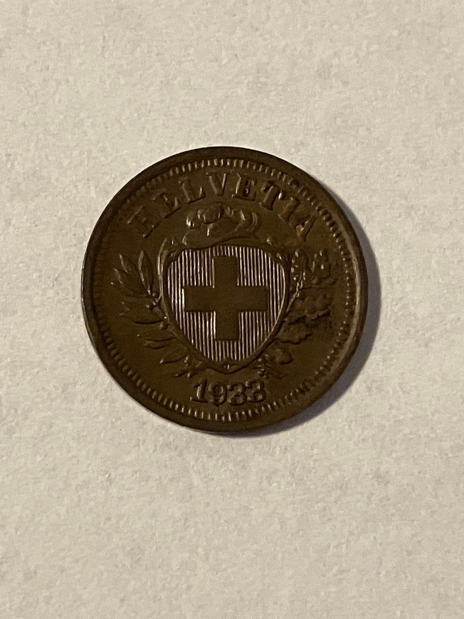1 Rappen Switzerland 1933