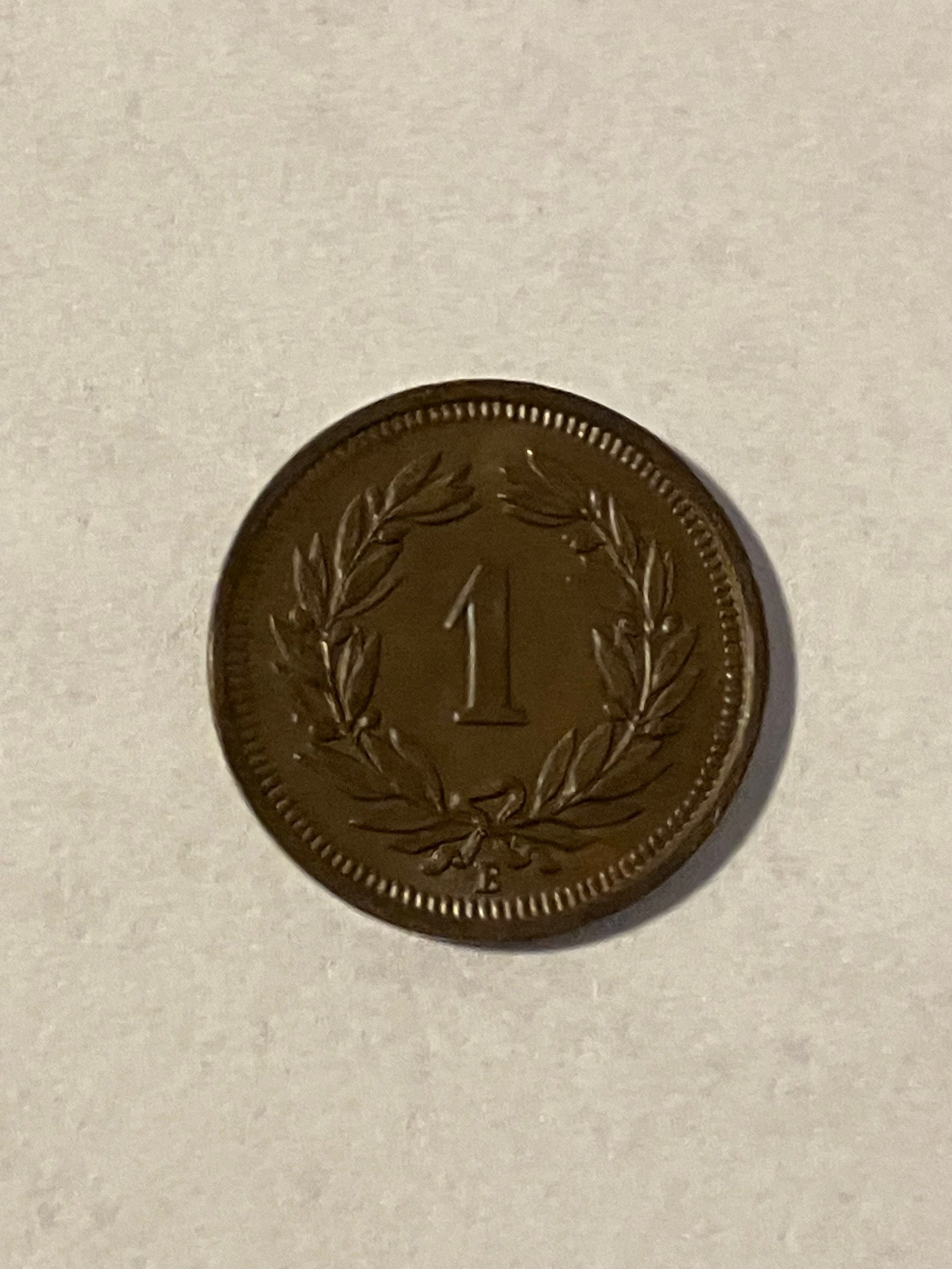 1 Rappen Switzerland 1933