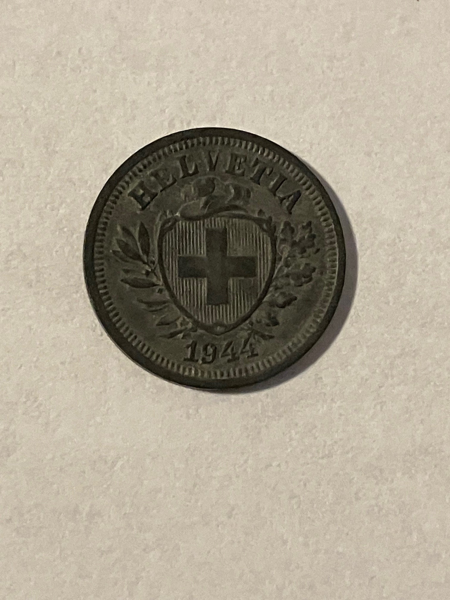 1 Rappen Switzerland 1944