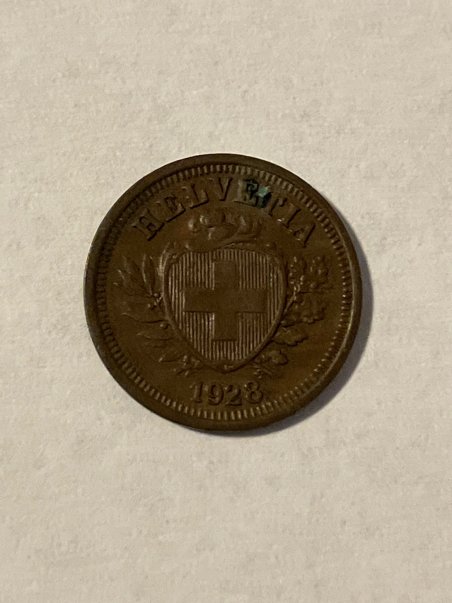 1 Rappen Switzerland 1928