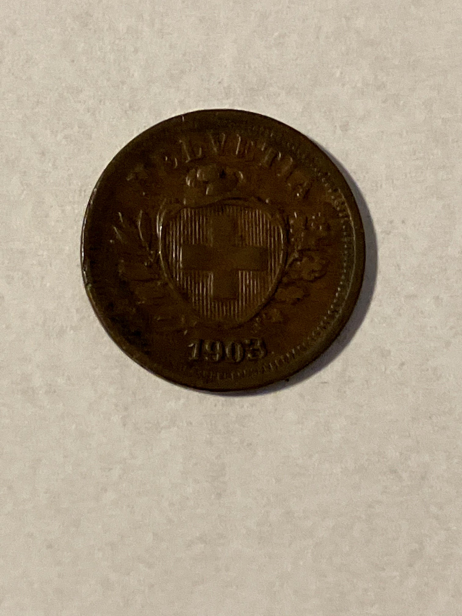 1 Rappen Switzerland 1903