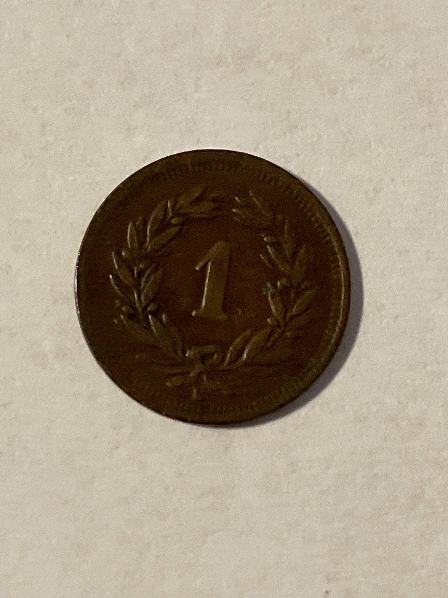 1 Rappen Switzerland 1903