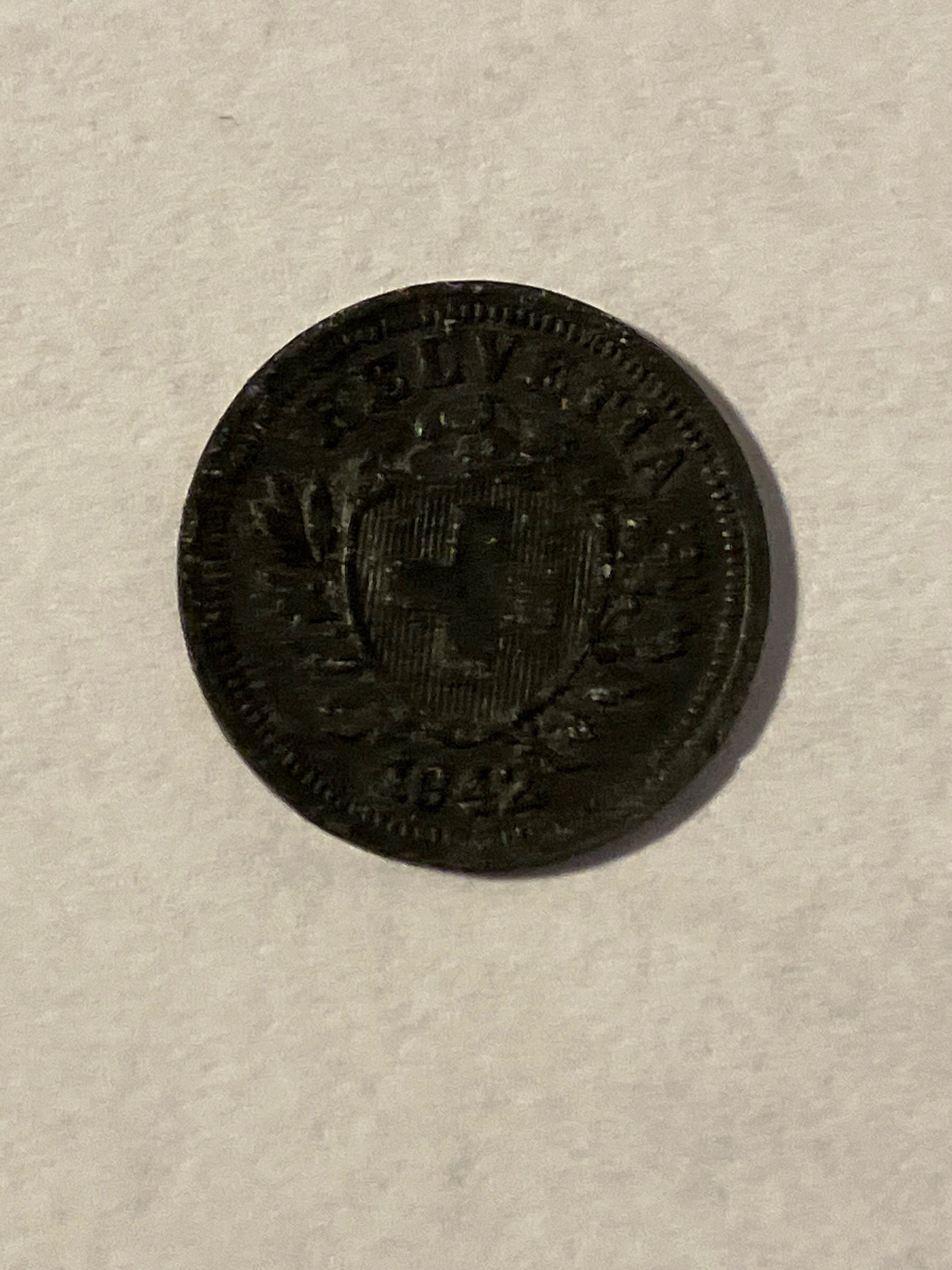 1 Rappen Switzerland 1942
