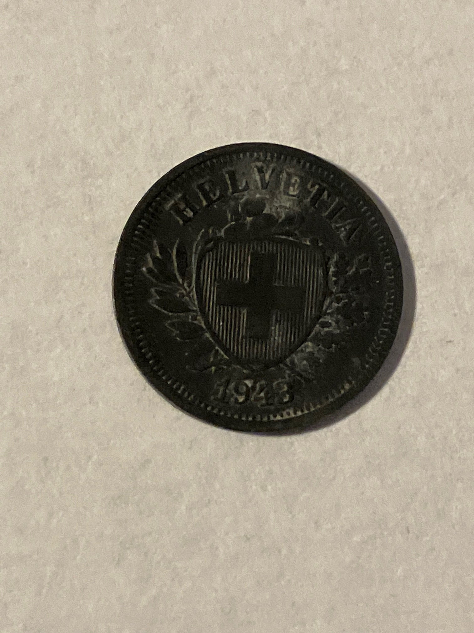 1 Rappen Switzerland 1943