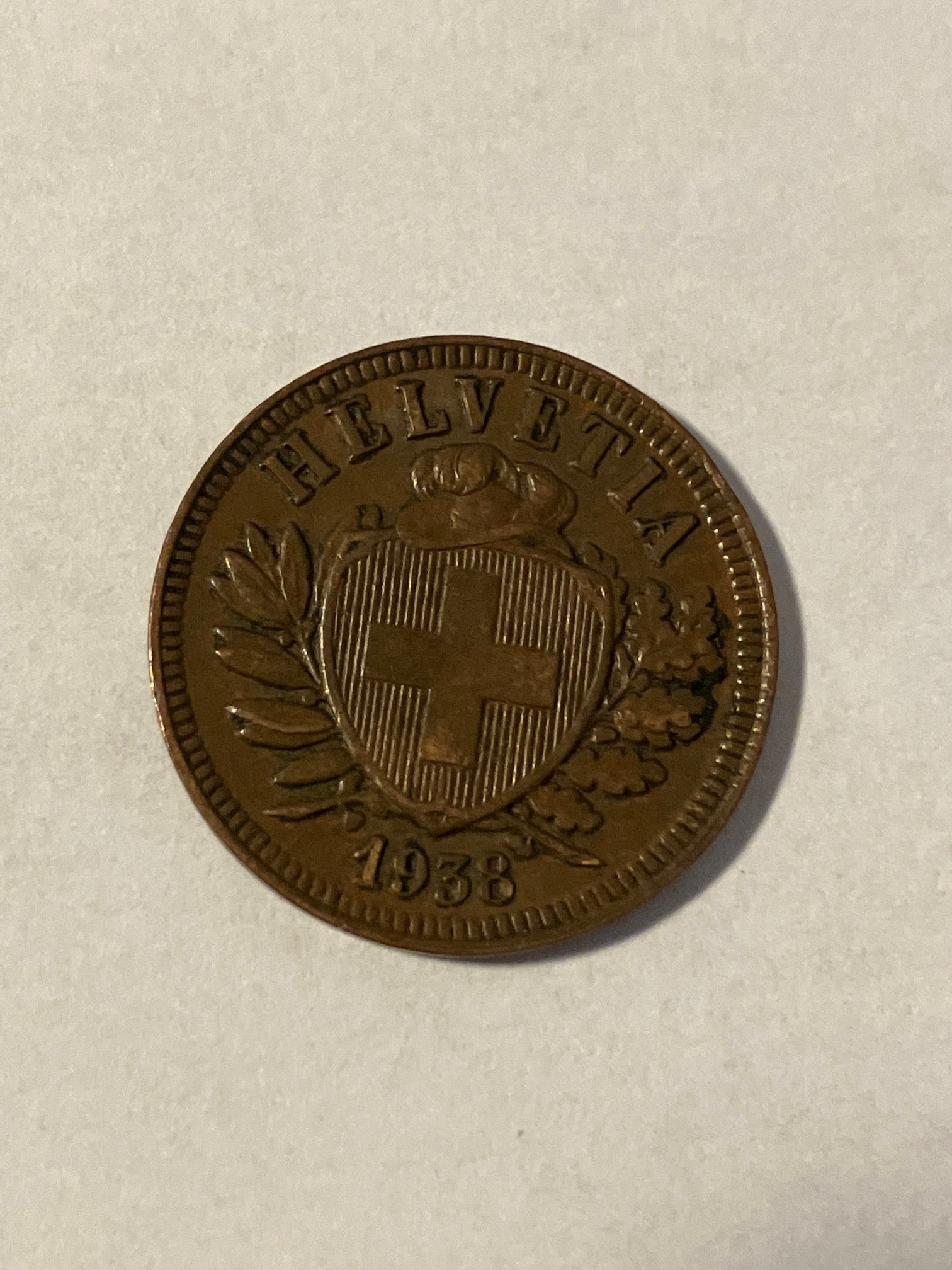2 Rappen Switzerland 1938