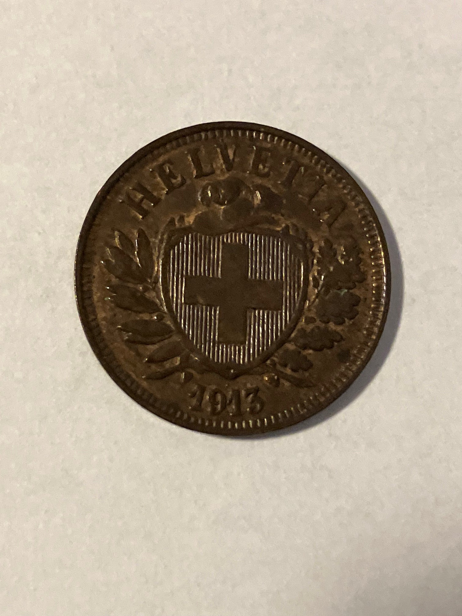 2 Rappen Switzerland 1913
