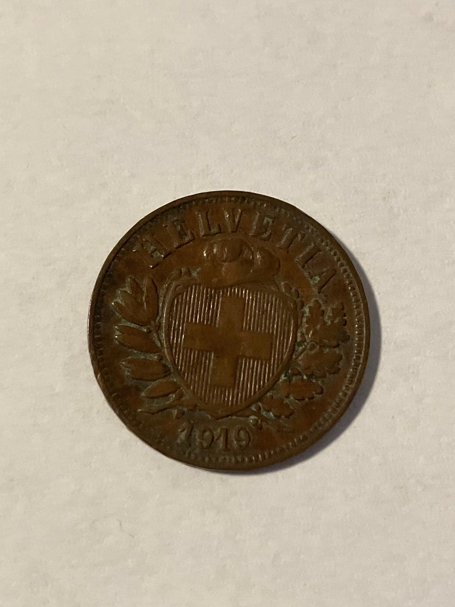 2 Rappen Switzerland 1919