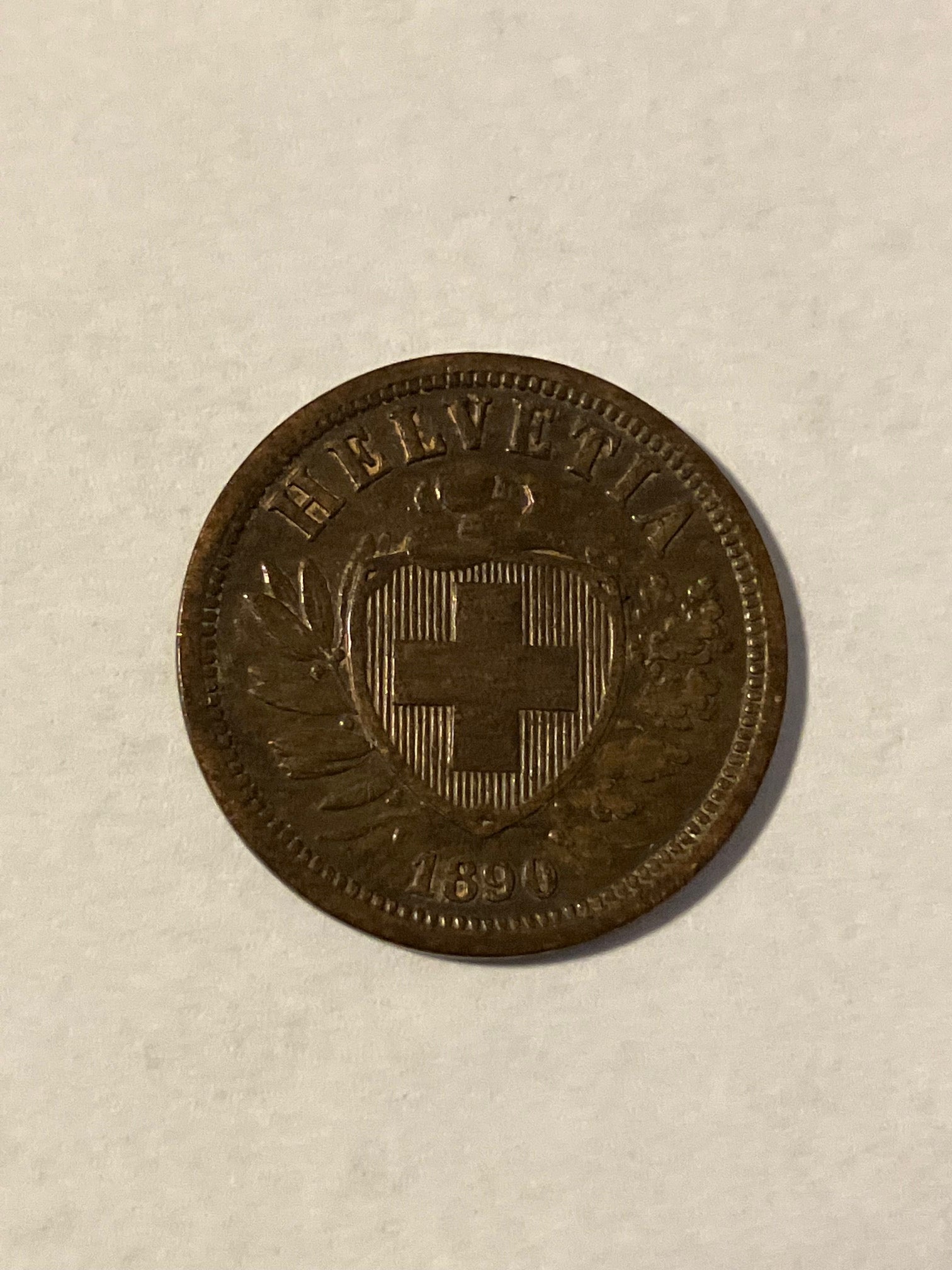2 Rappen Switzerland 1890