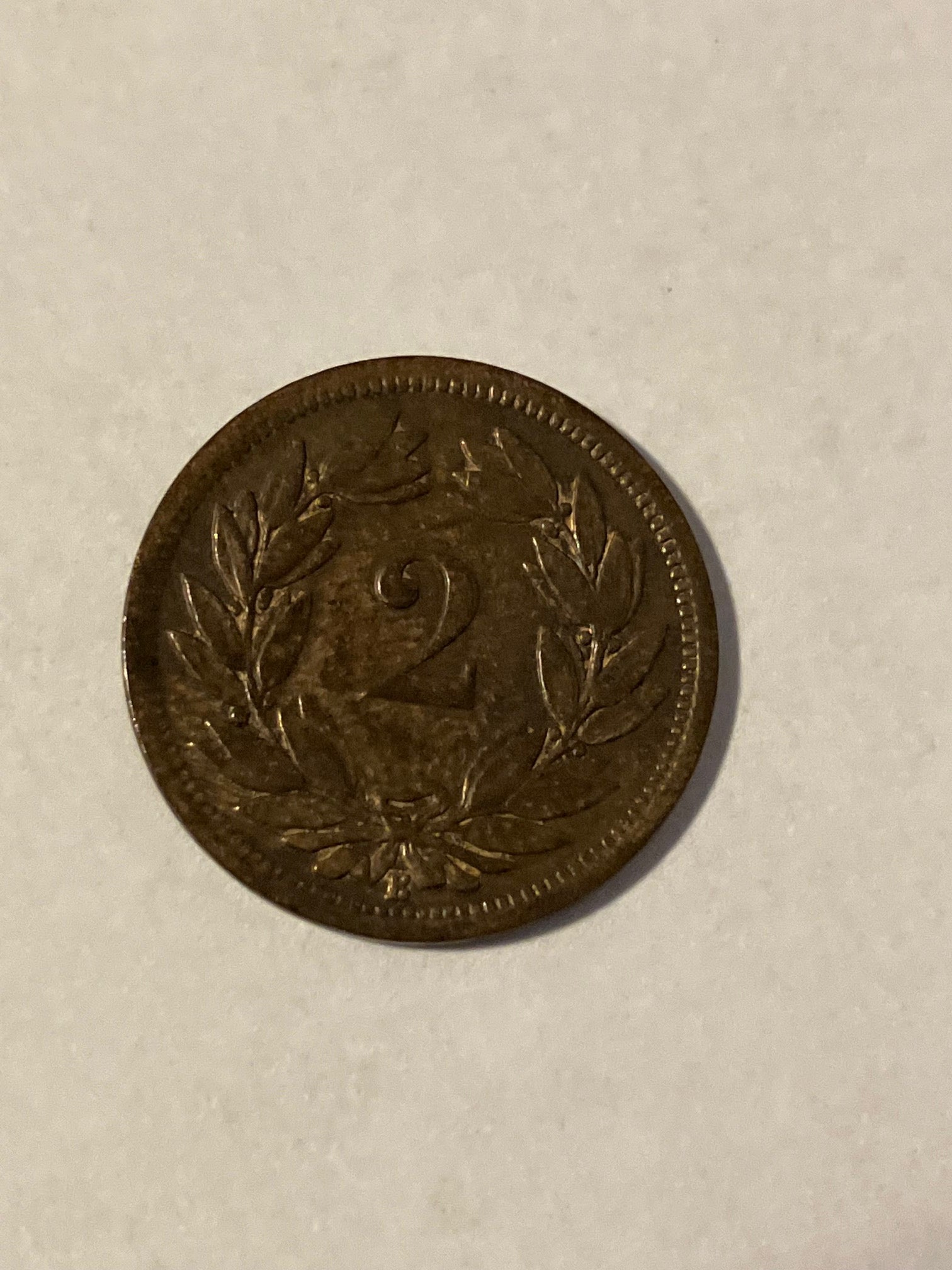 2 Rappen Switzerland 1890