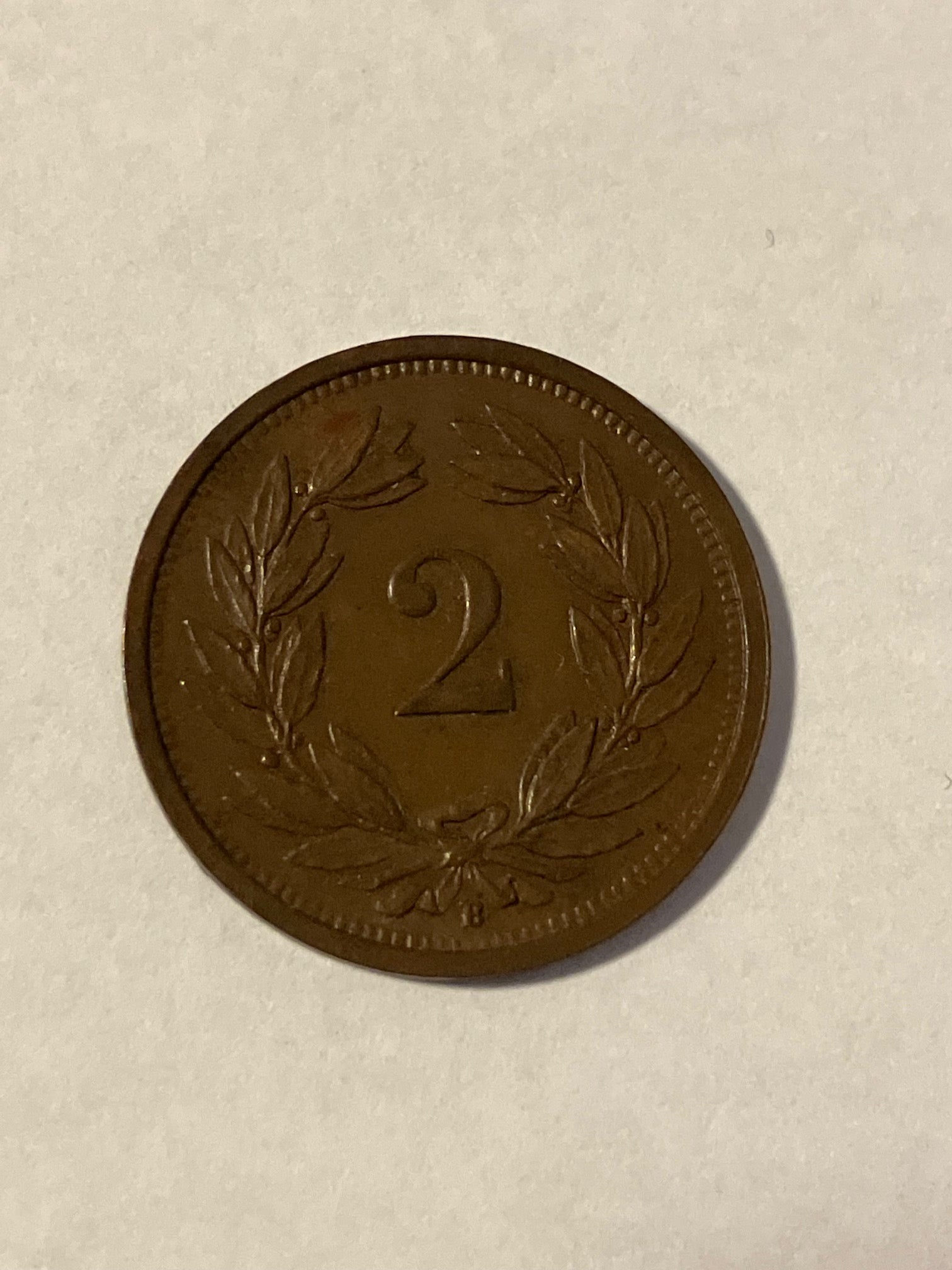 2 Rappen Switzerland 1931