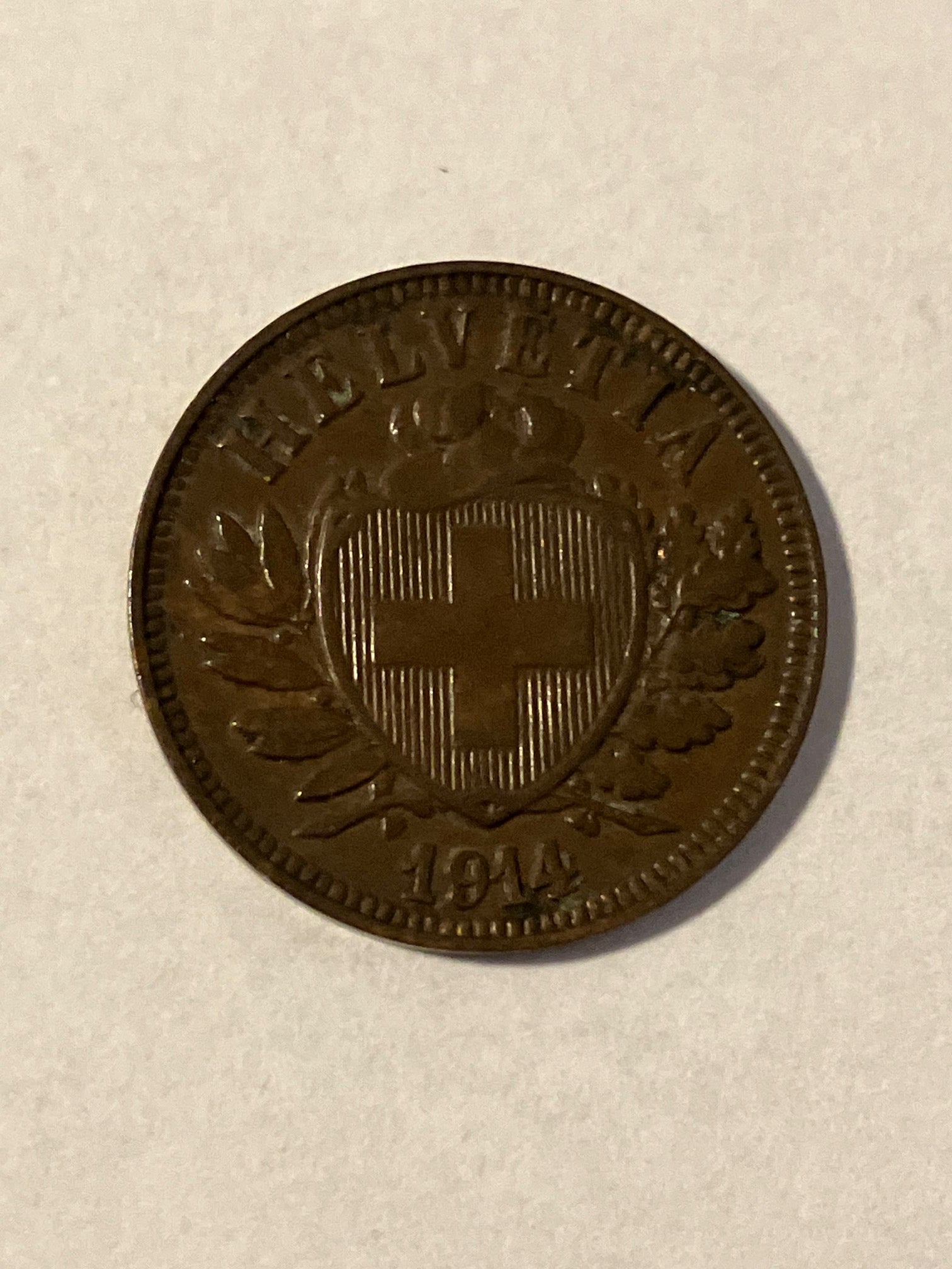 2 Rappen Switzerland 1914