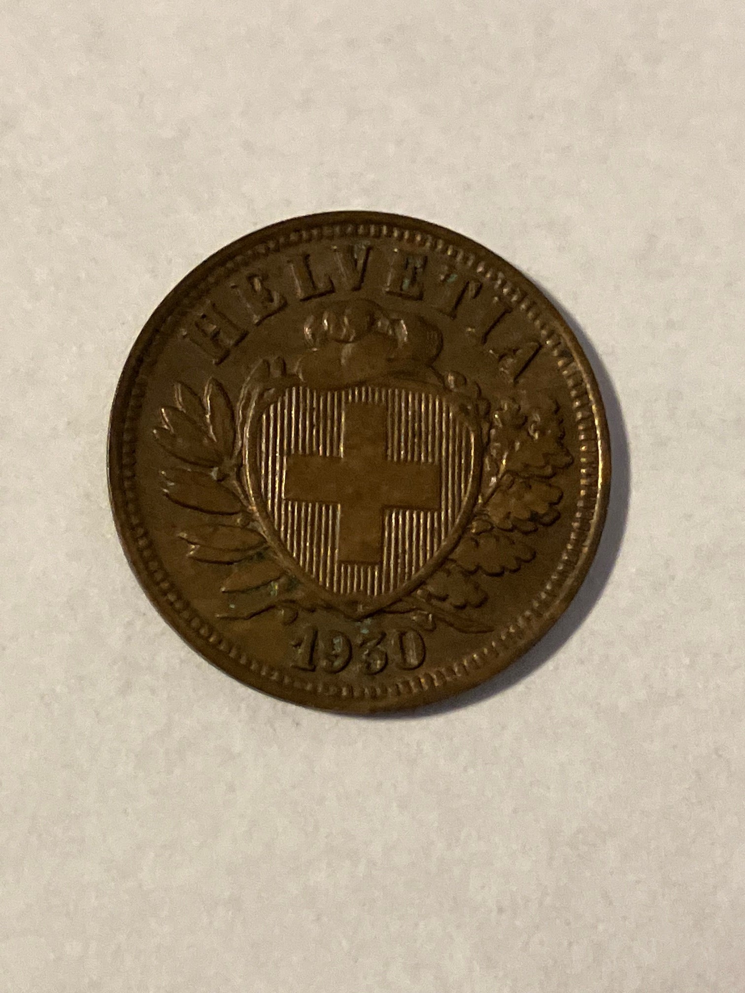 2 Rappen Switzerland 1930