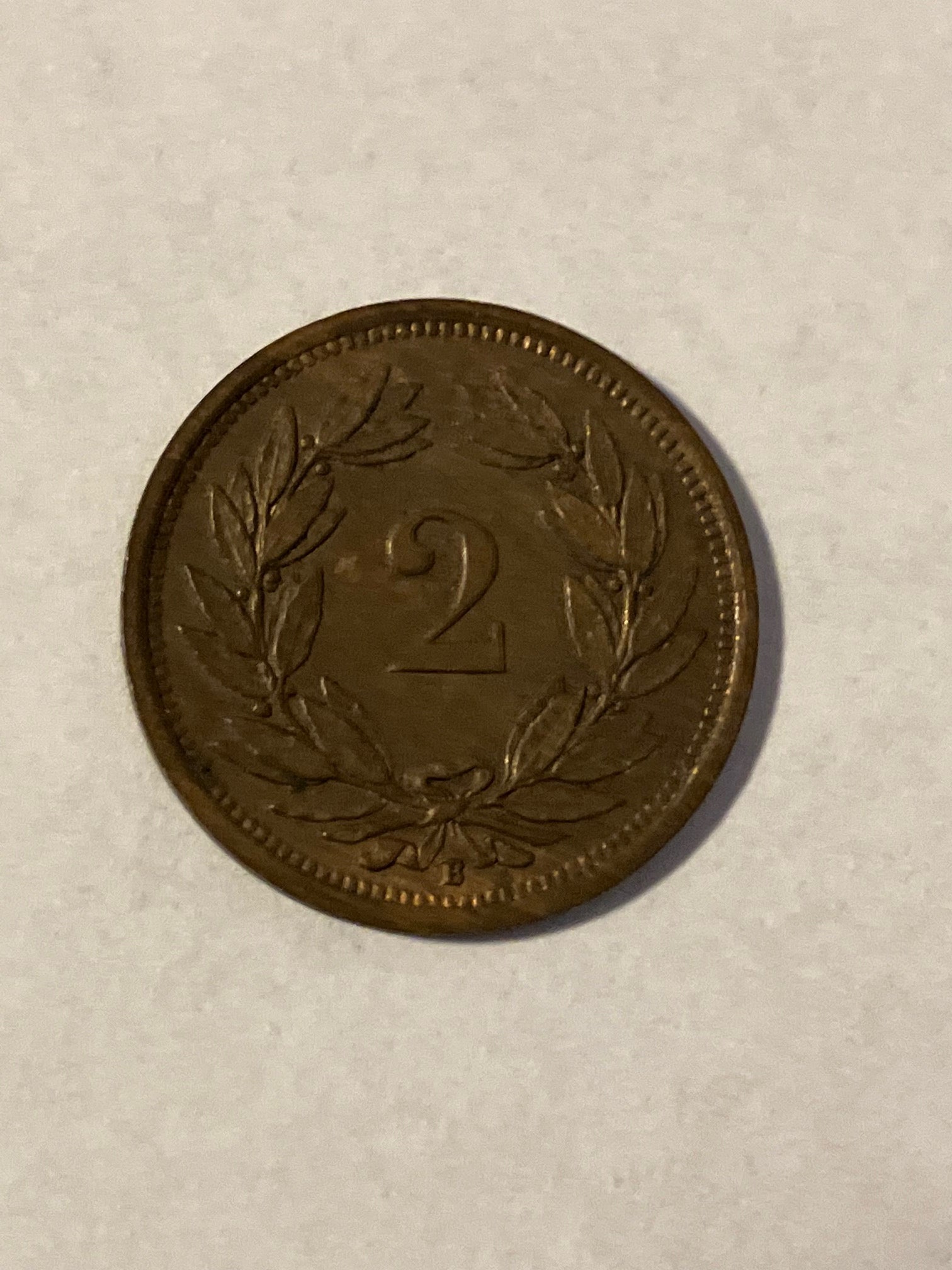 2 Rappen Switzerland 1930