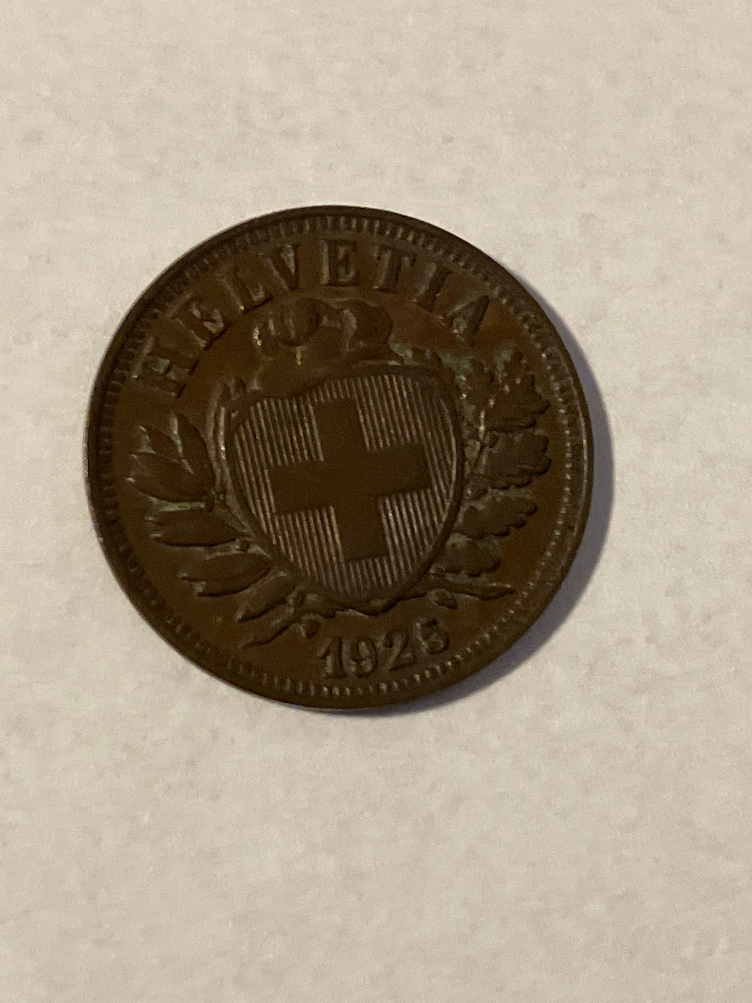 2 Rappen Switzerland 1925