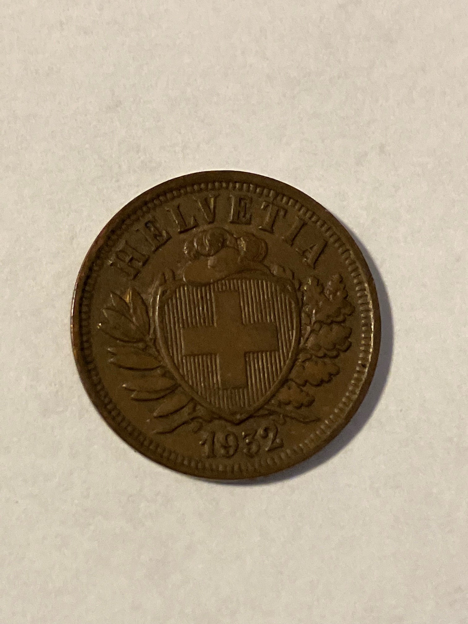 2 Rappen Switzerland 1932