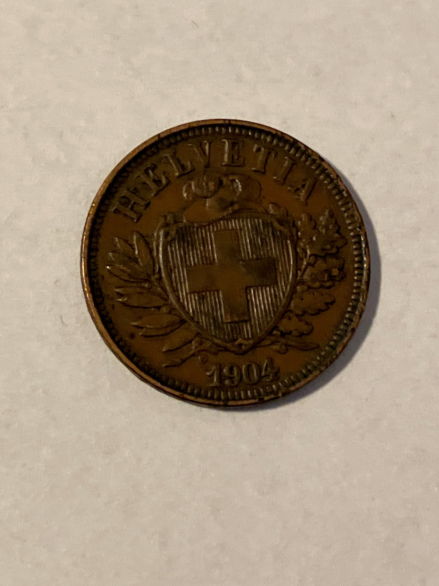 2 Rappen Switzerland 1904