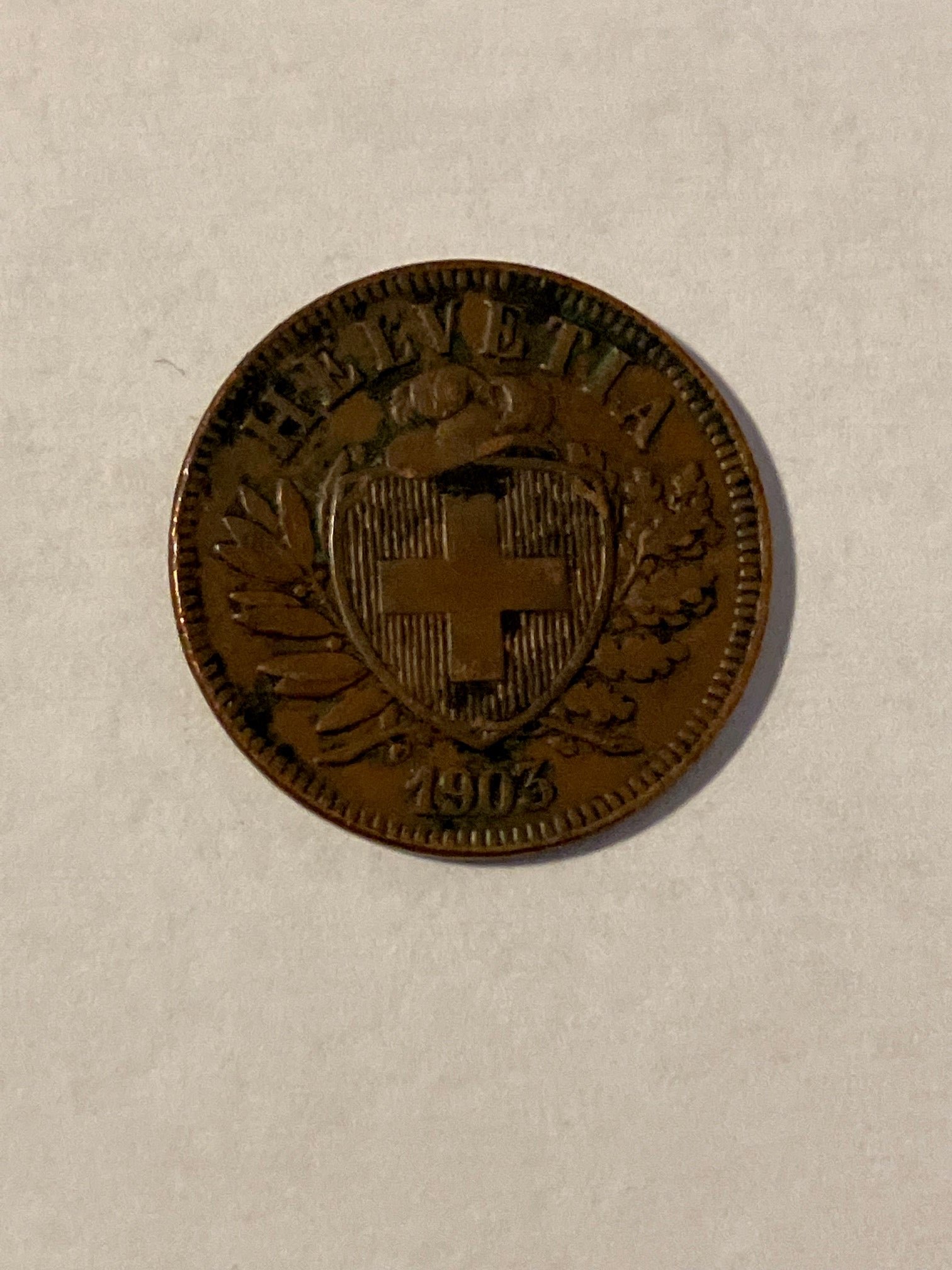 2 Rappen Switzerland 1903