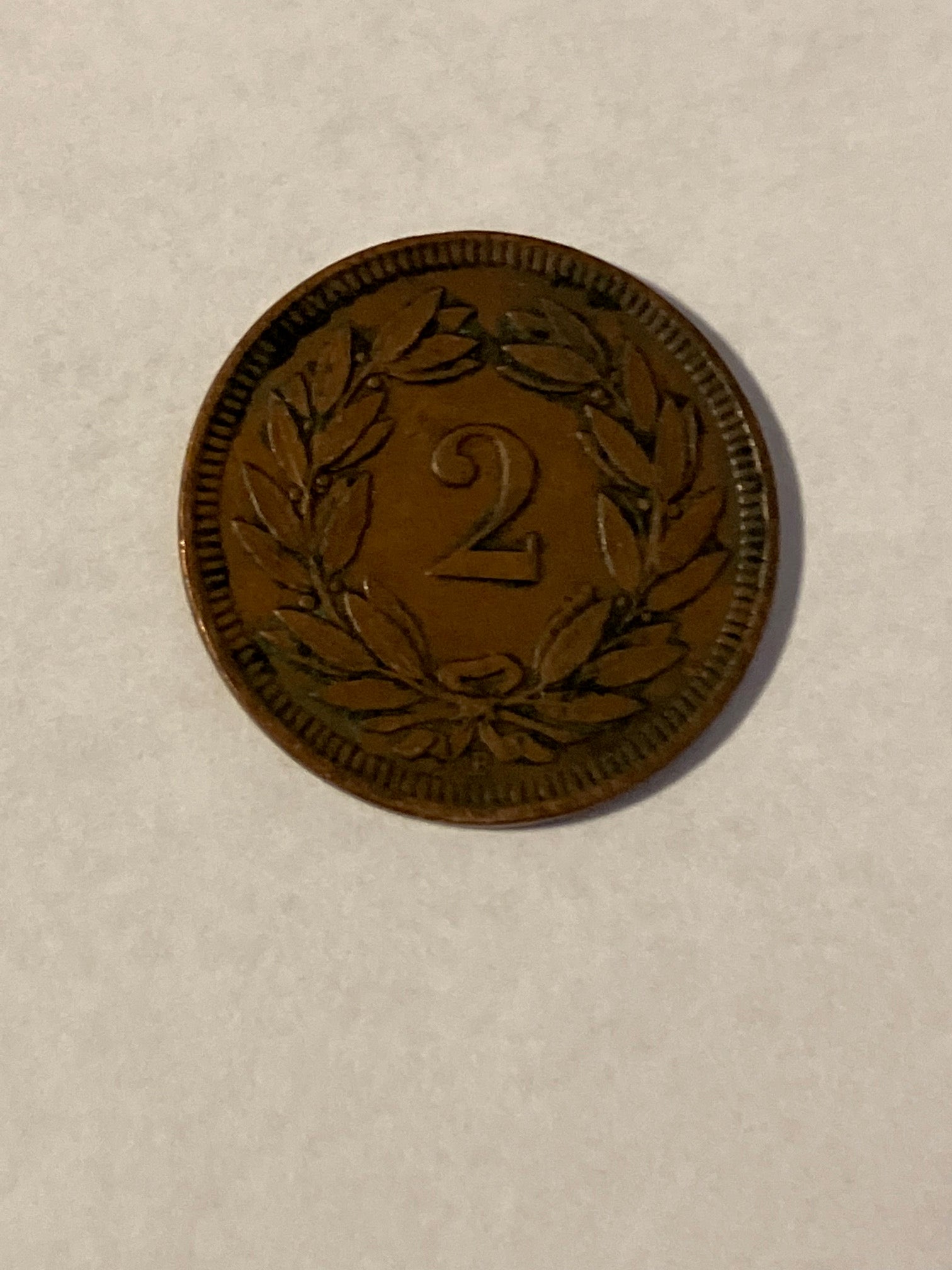 2 Rappen Switzerland 1903