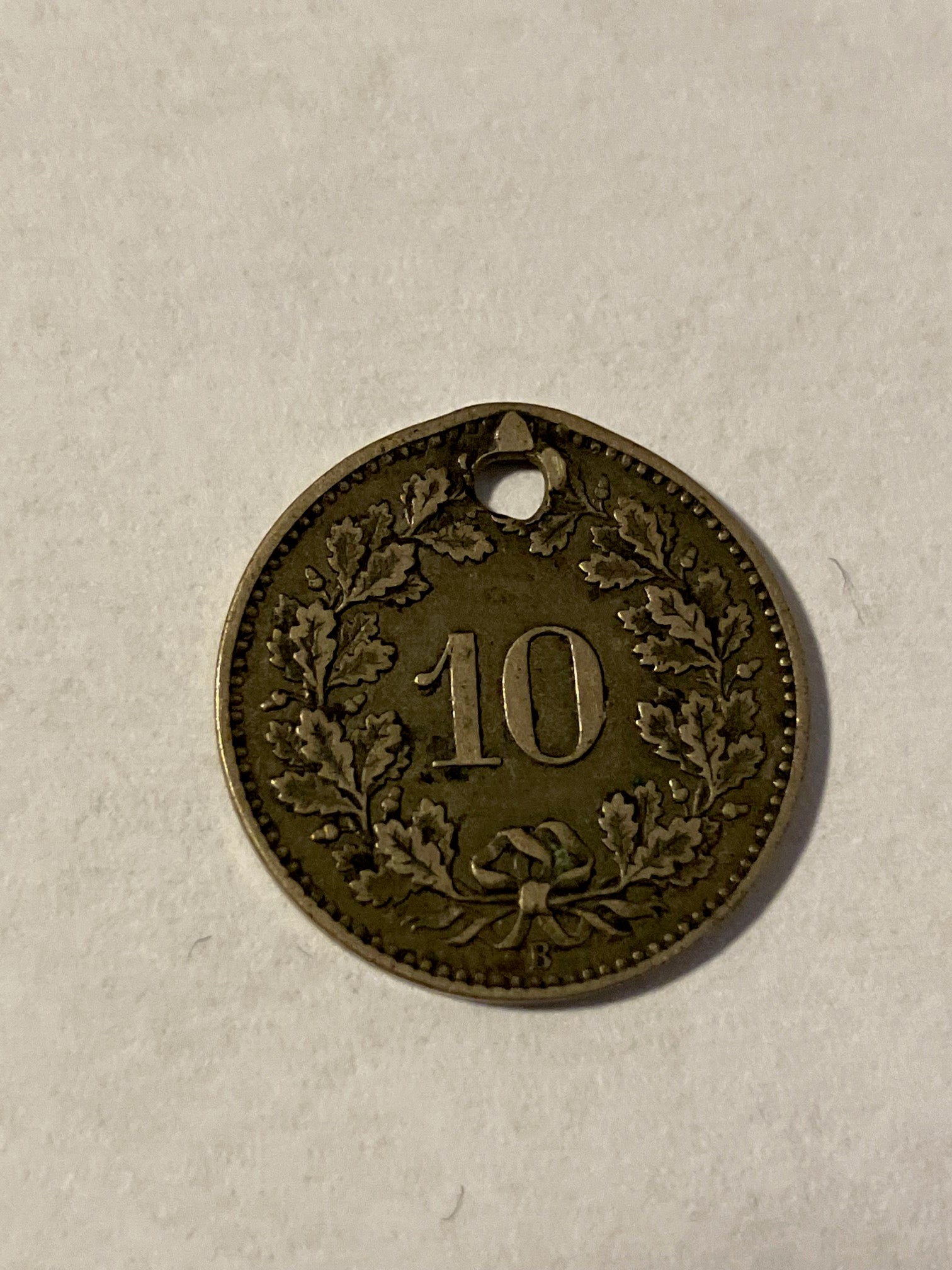 10 Rappen 1873 Switzerland