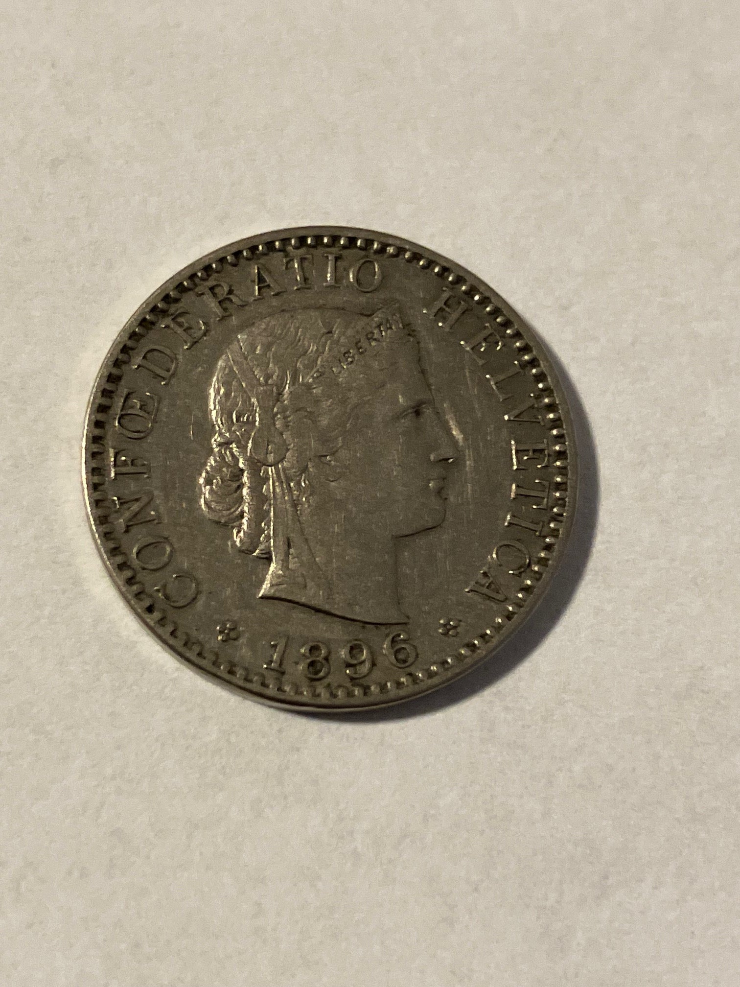 10 Rappen 1896 Switzerland
