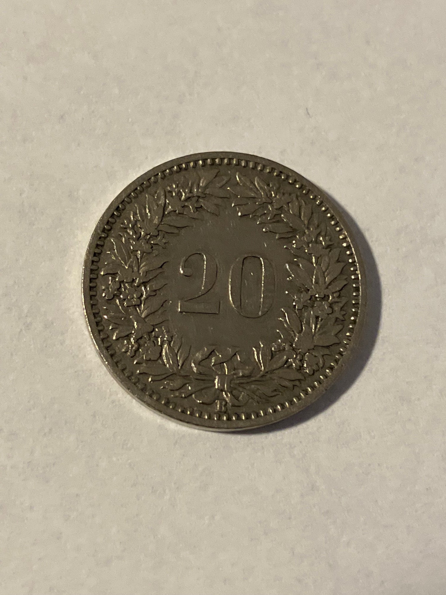 20 Rappen 1883 Switzerland