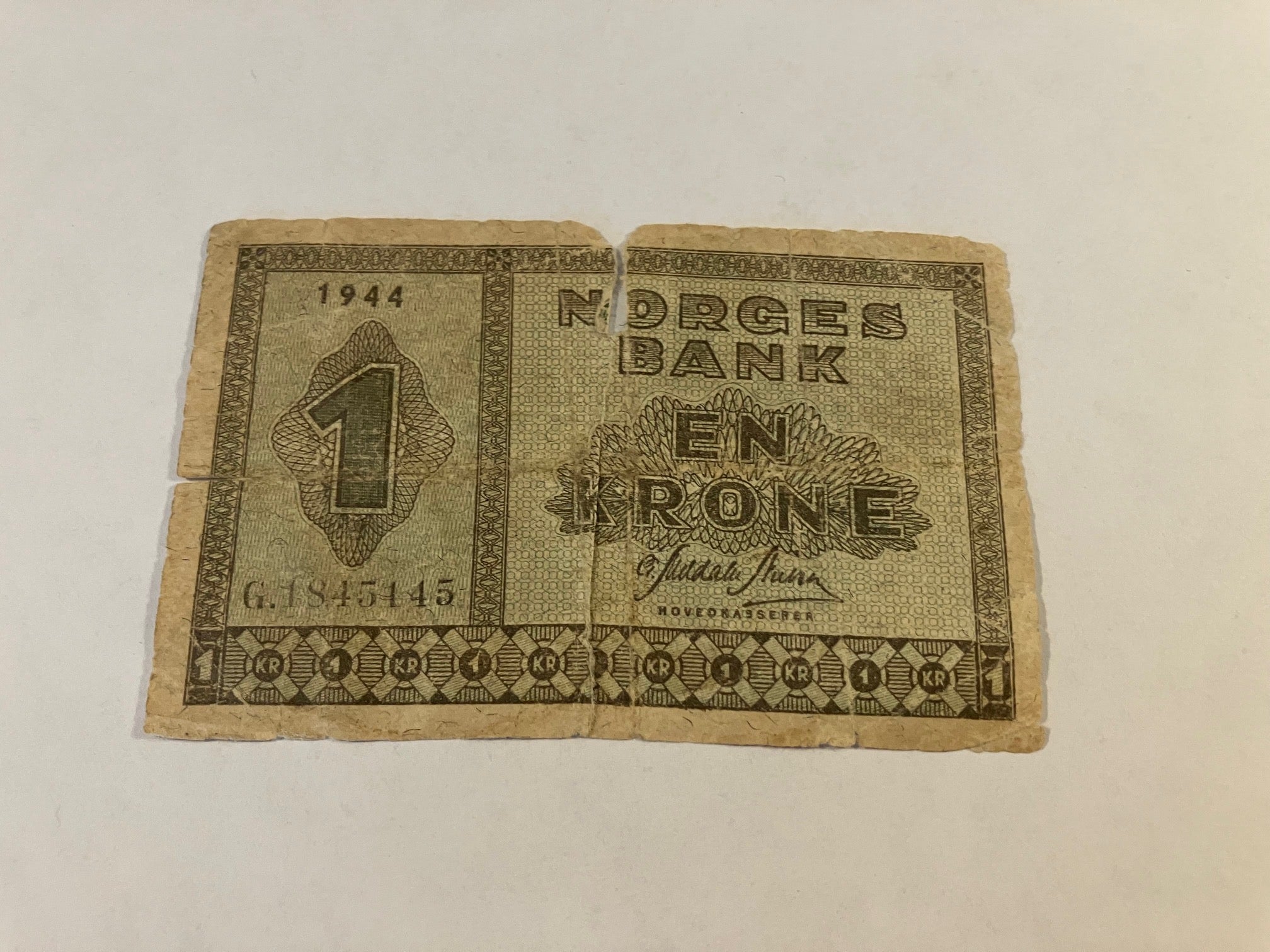 1 Krone 1944 Norge