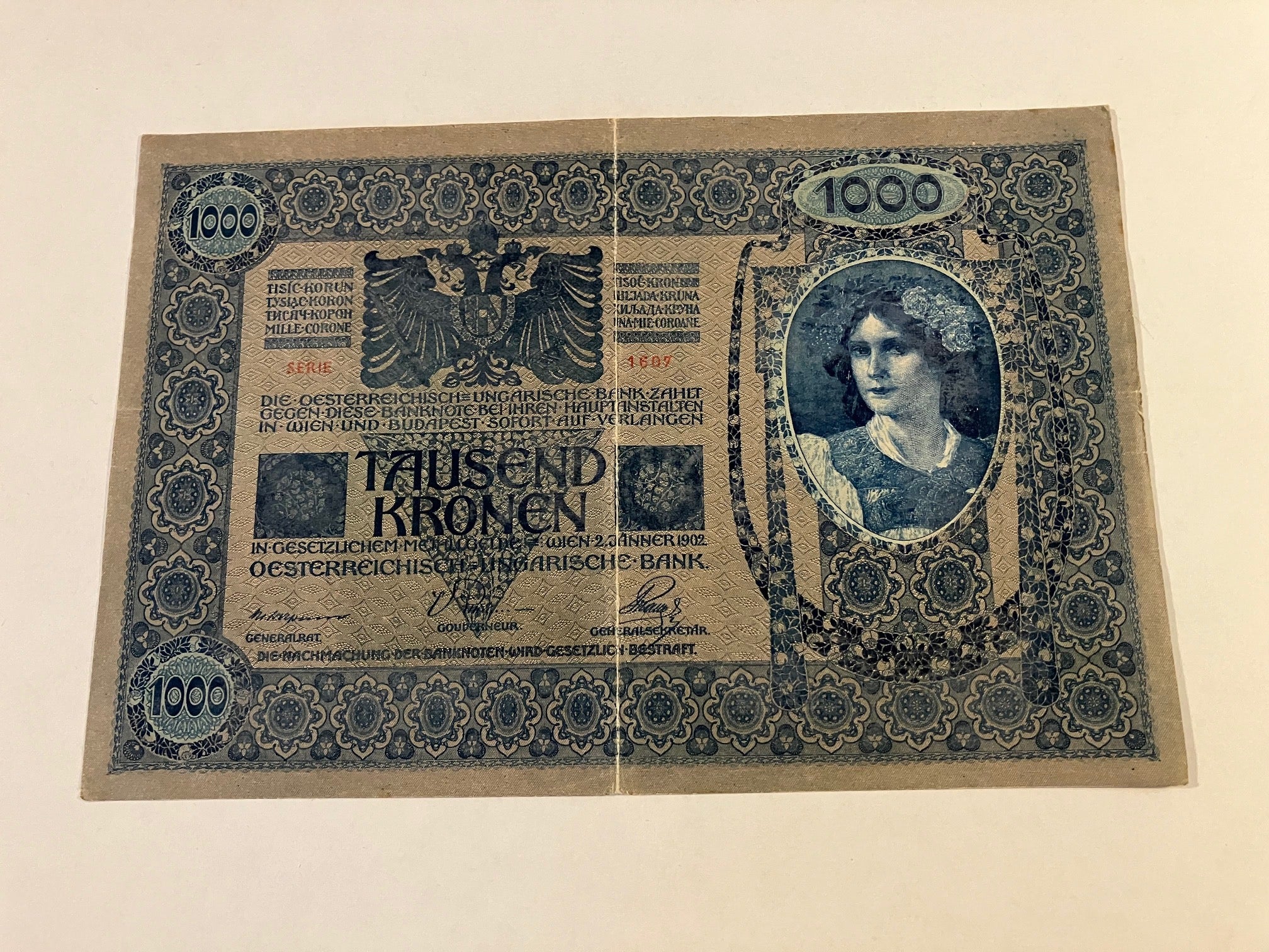 1000 Kronen Østrig-Ungarn