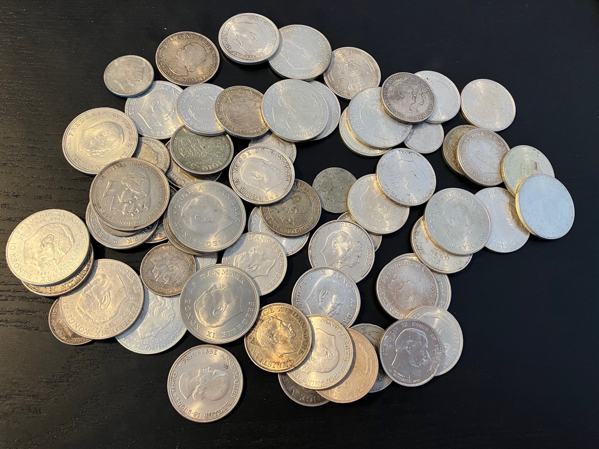 1 Kilo Danske sølvmønter .800 finhed
