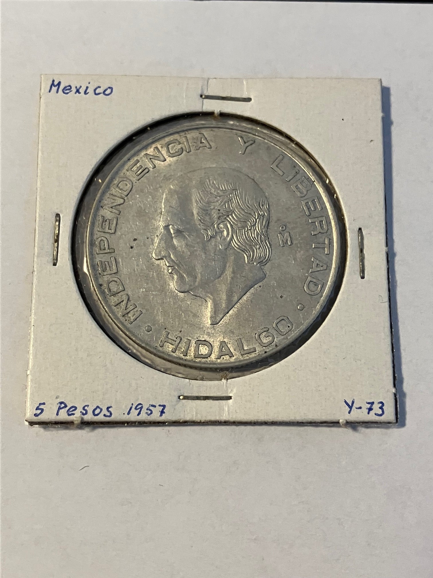 5 Pesos 1957 Mexico