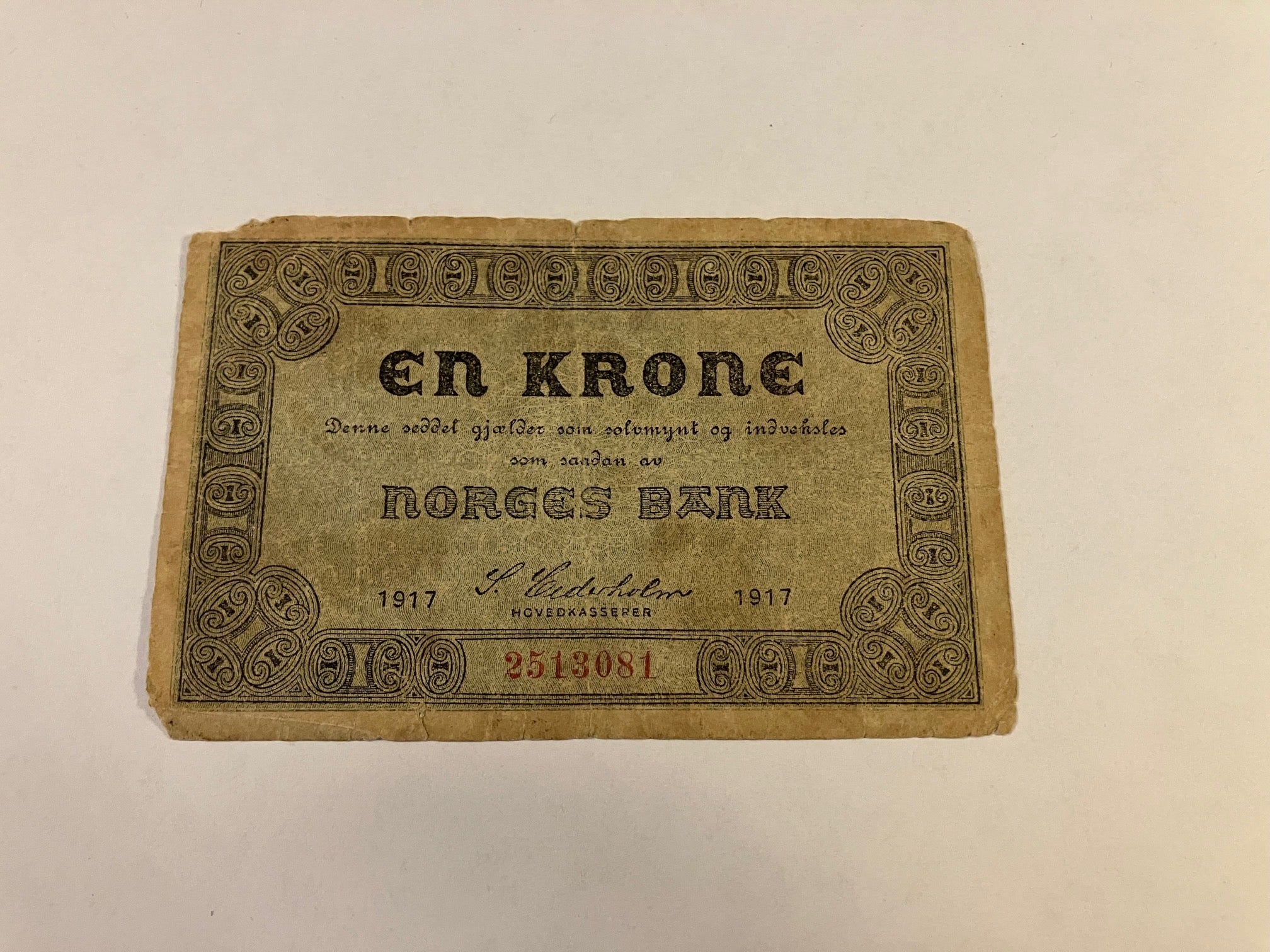 1 Krone Norge 1917