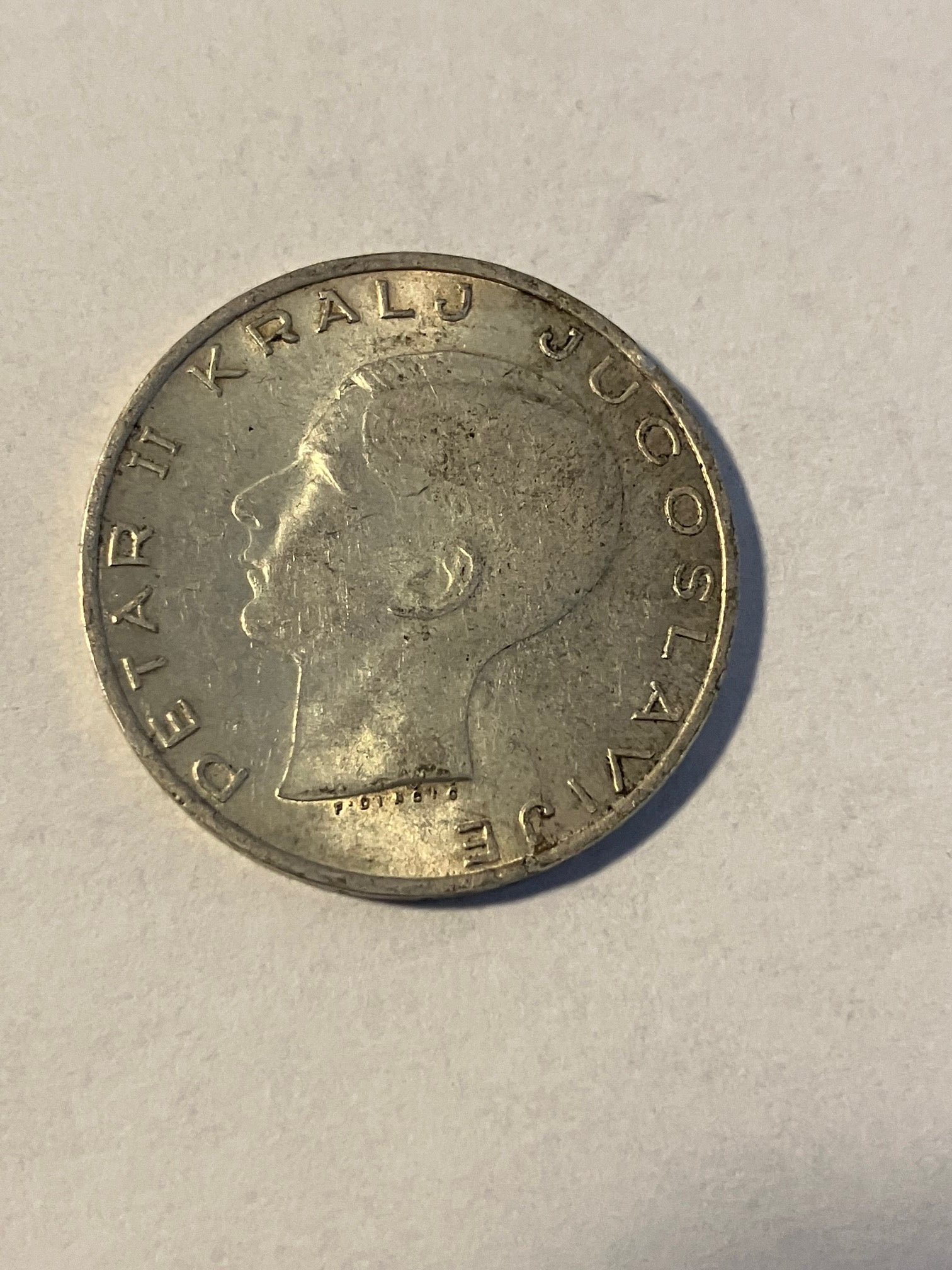 20 Dinara 1938 Yugoslavia