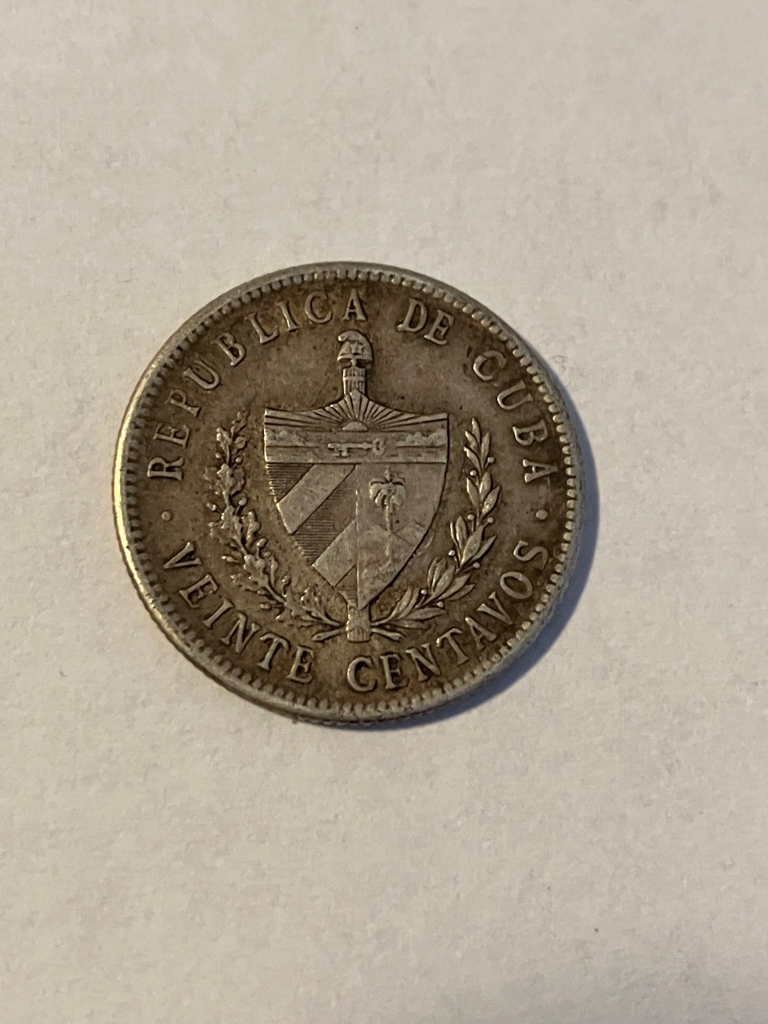 20 Centavos 1920 Cuba