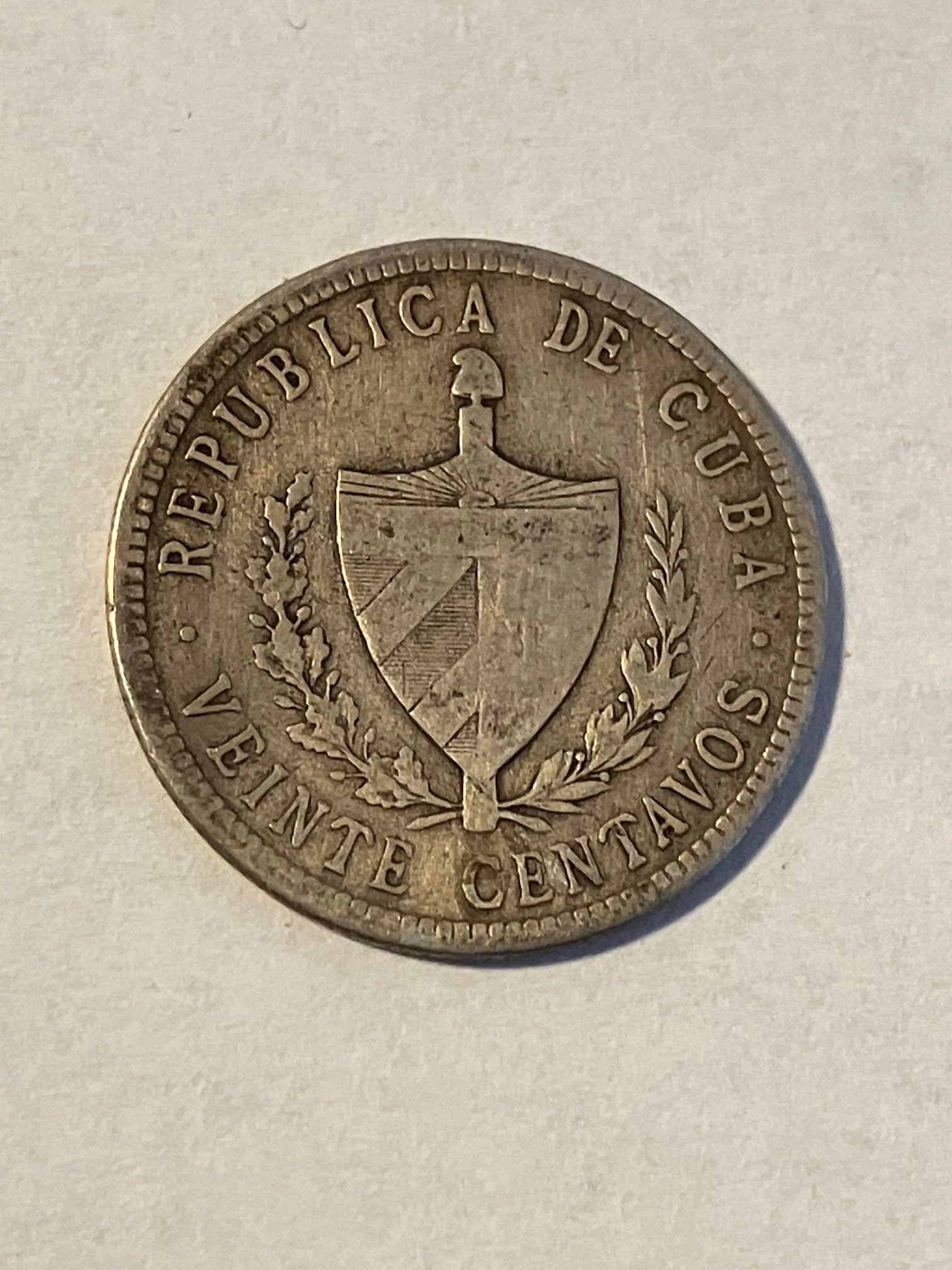 20 Centavos 1916 Cuba