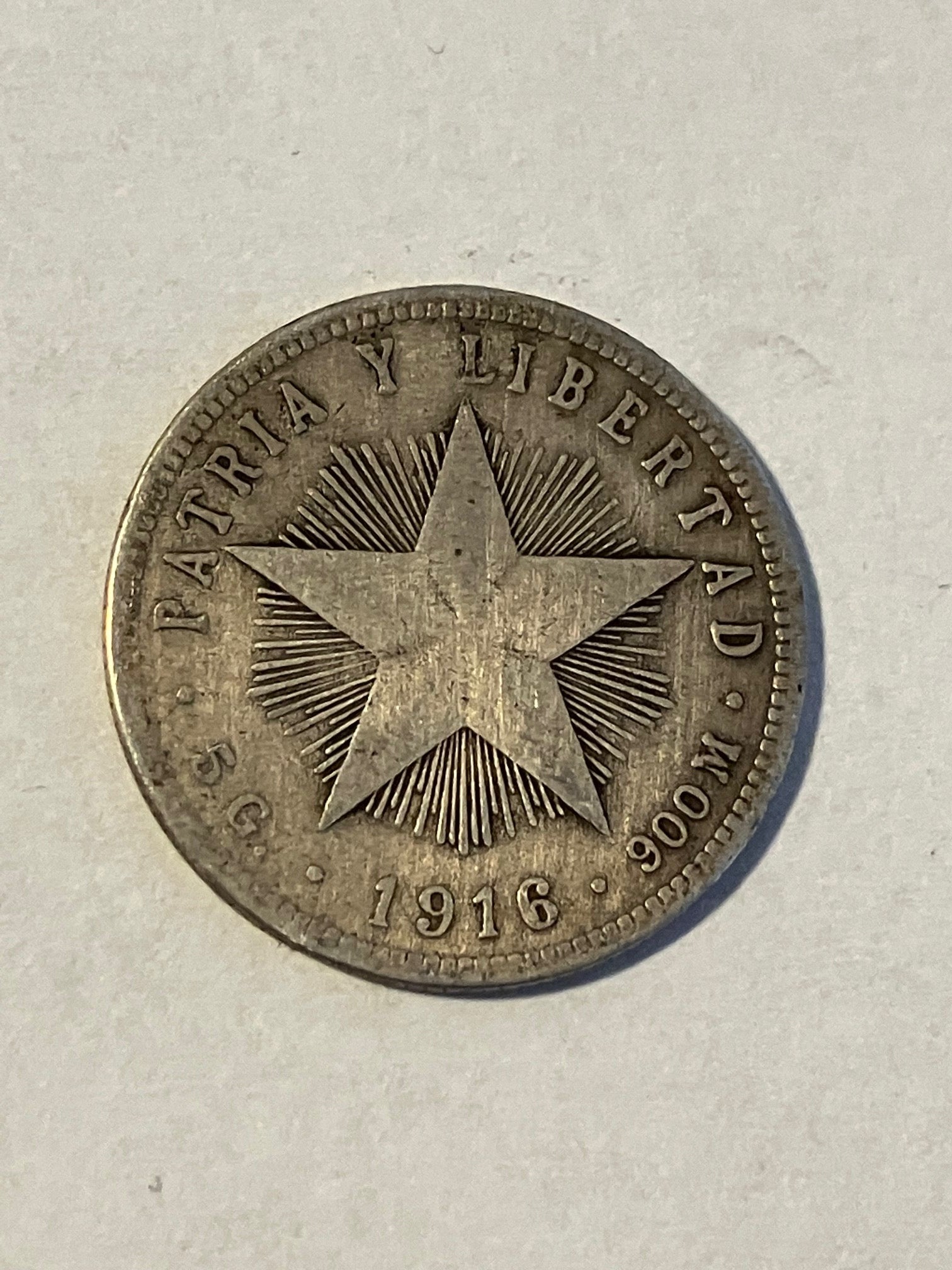 20 Centavos 1916 Cuba