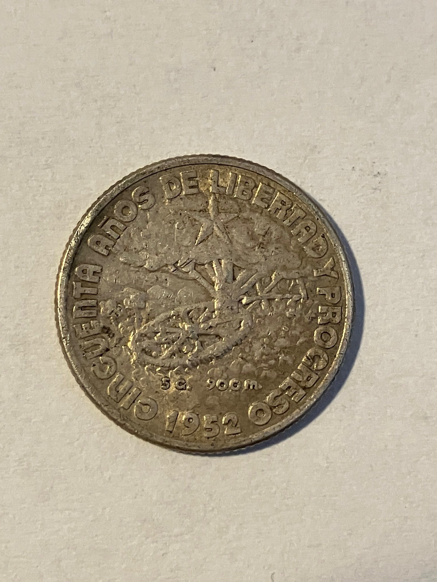 20 Centavos Cuba 1902