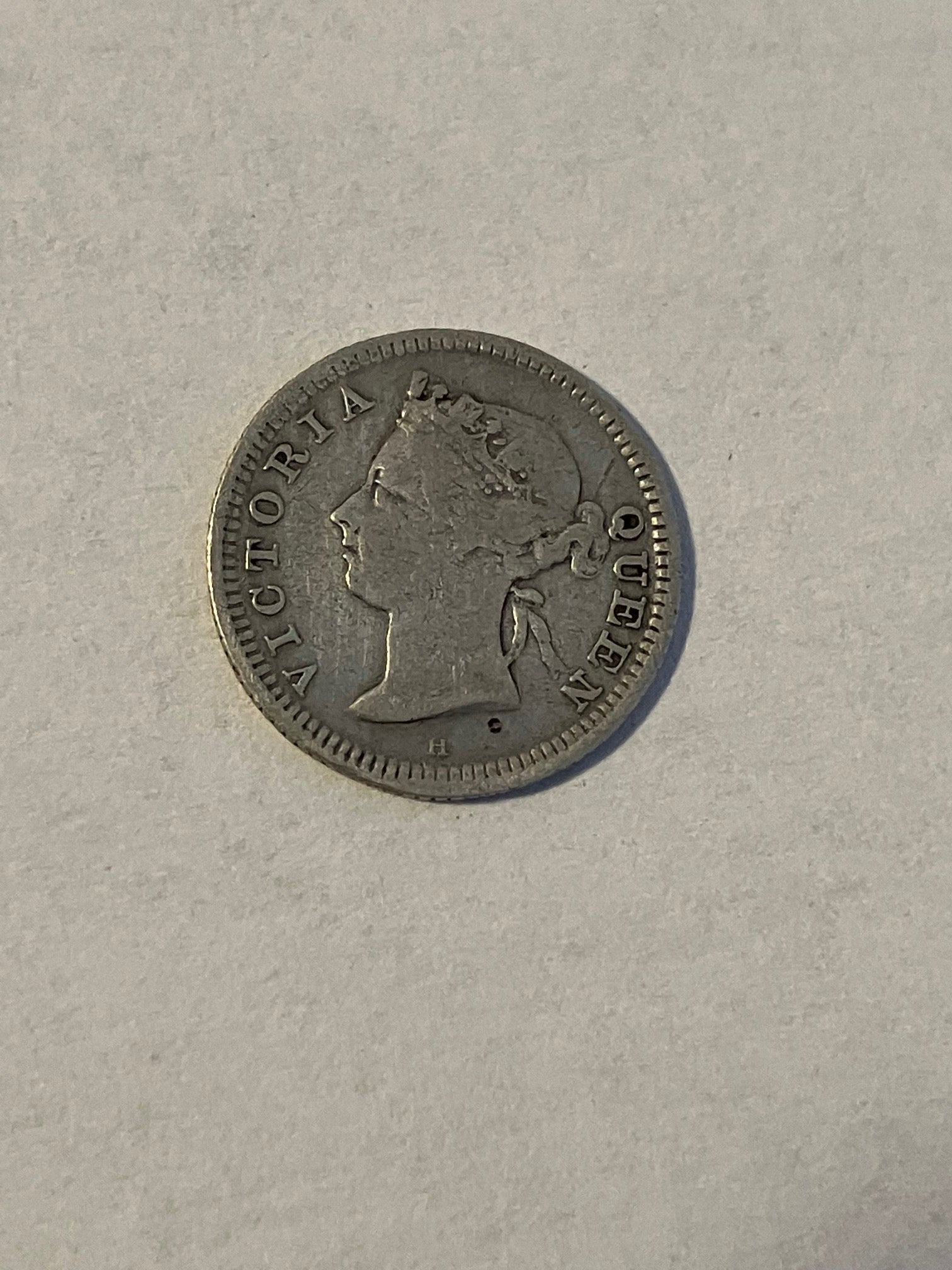 Five Cents 1889 Hong Kong - Renset