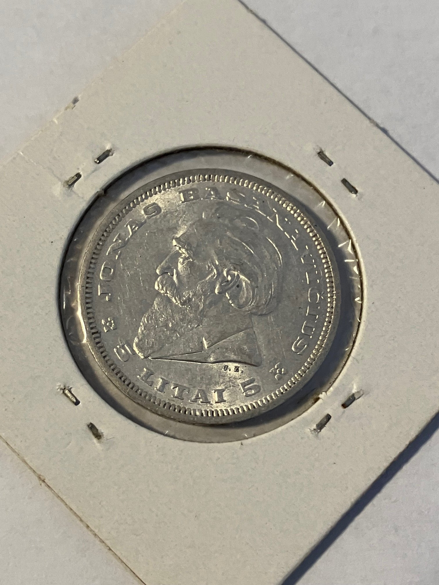 5 Litai Lithuania 1936
