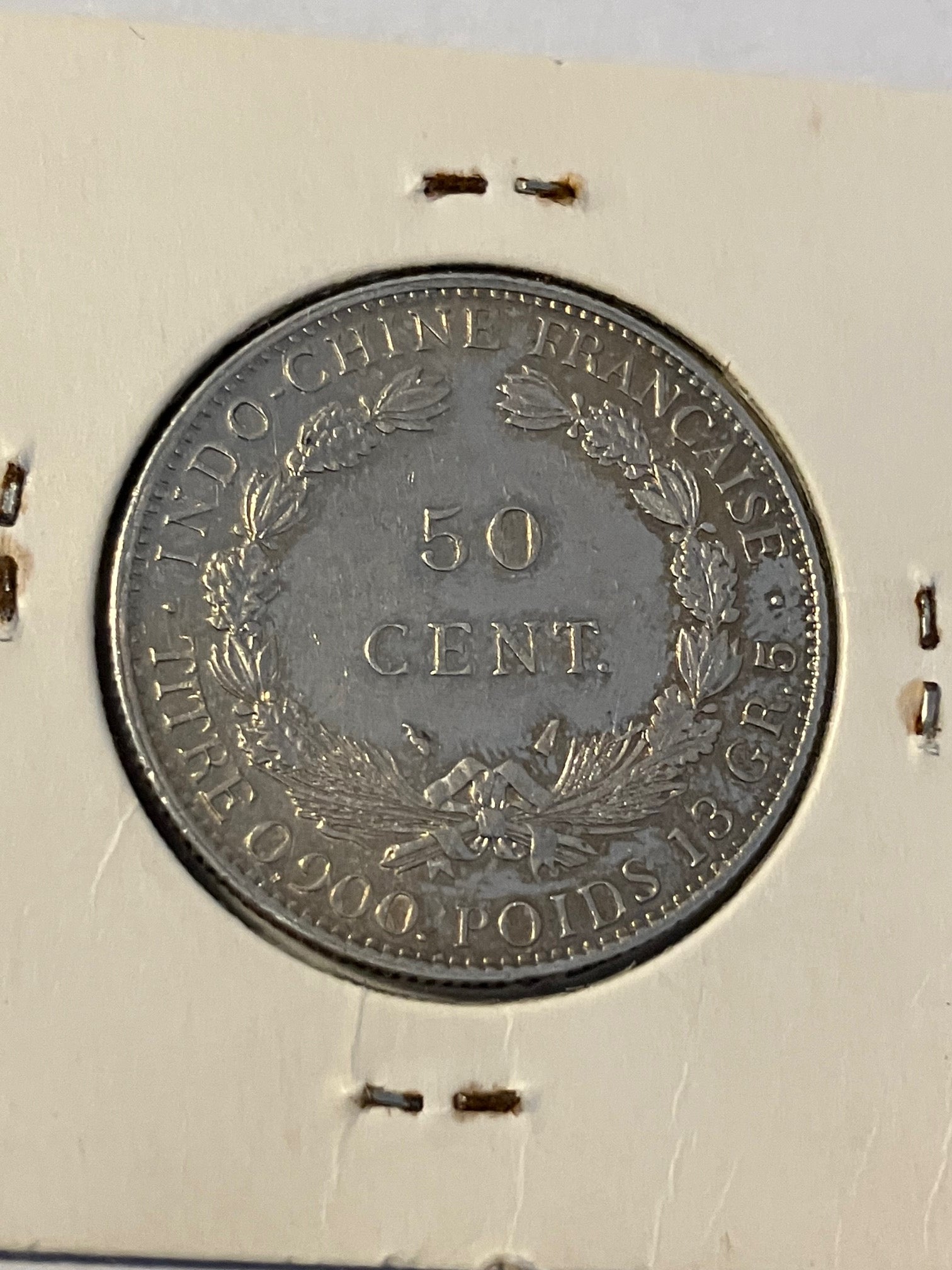 50 Centimes French Indochina 1936