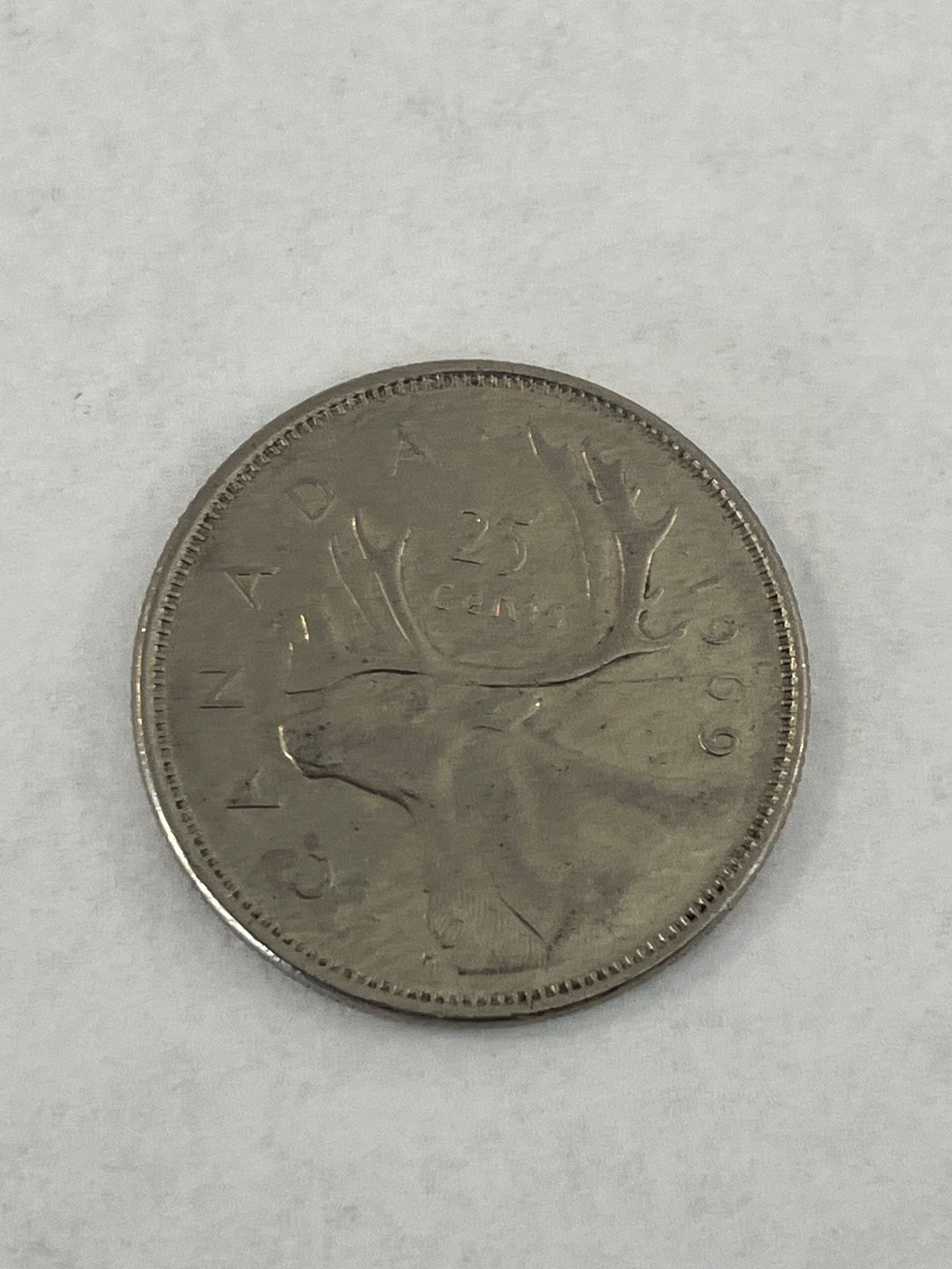 25 Cents Canada 1969